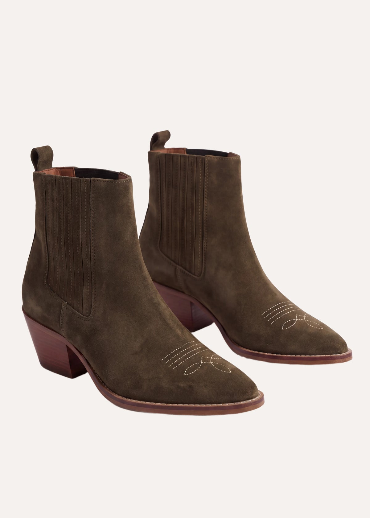 Khaki Ankle Boots - Guamar