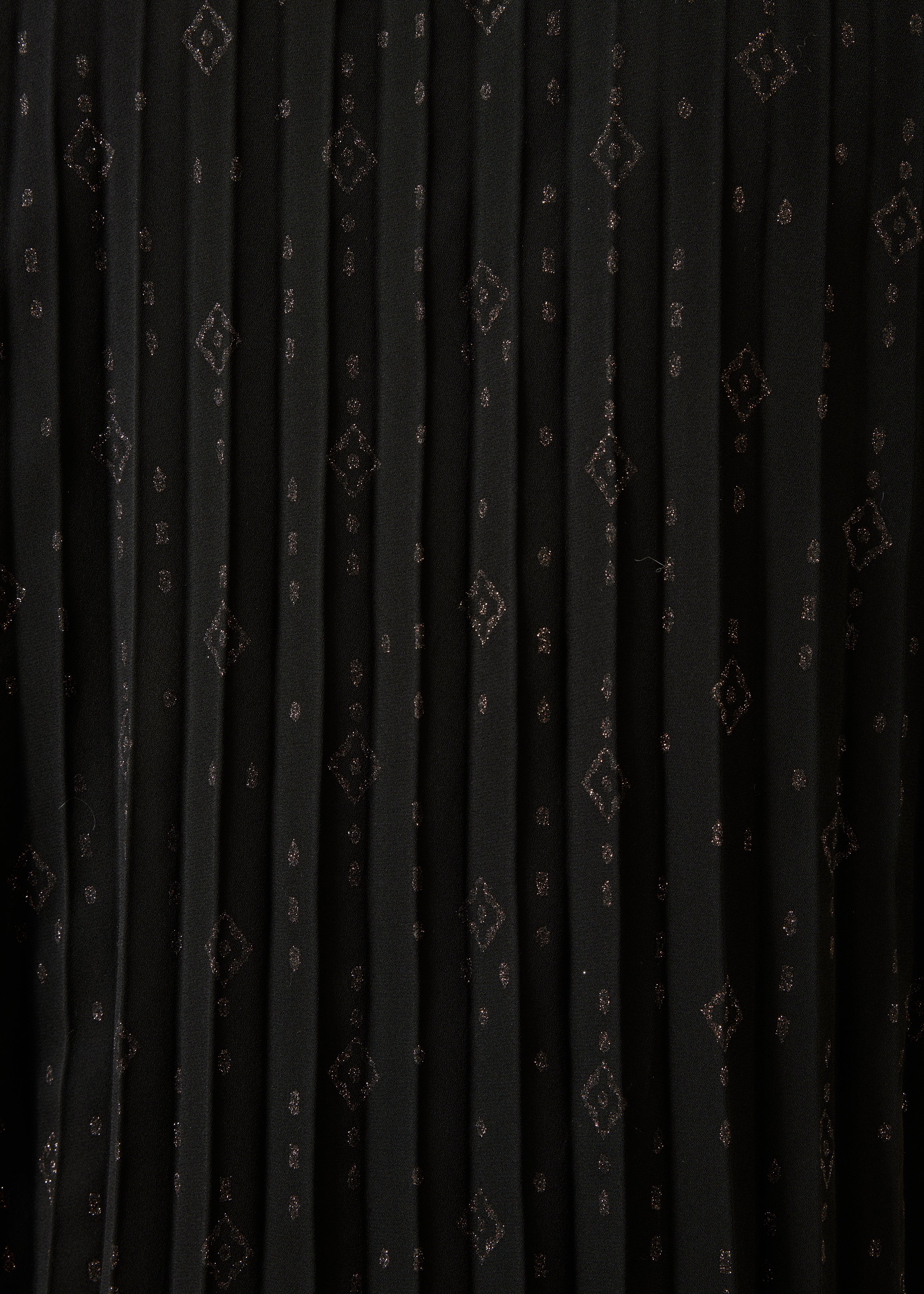 Camicia nera a maniche lunghe con stampa