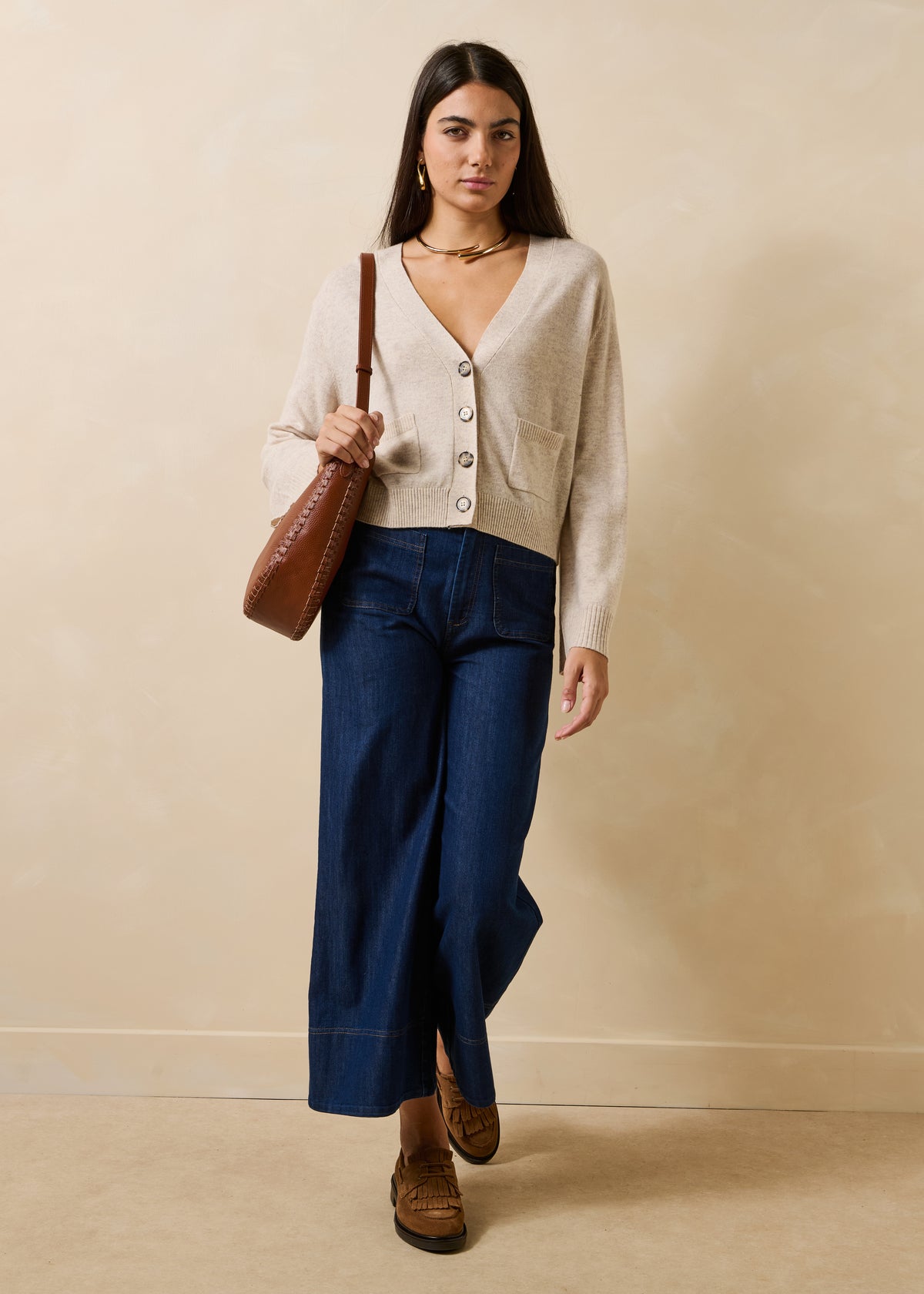 Gilet beige - Gemana
