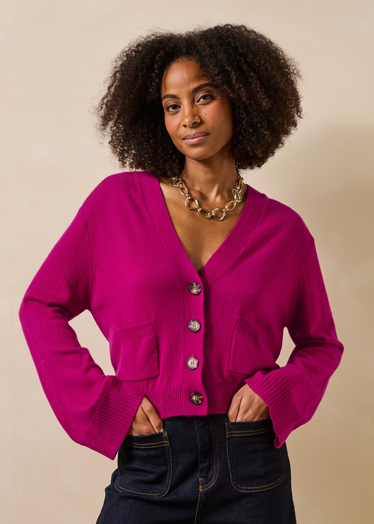 Gilet rosa fucsia - Gemana