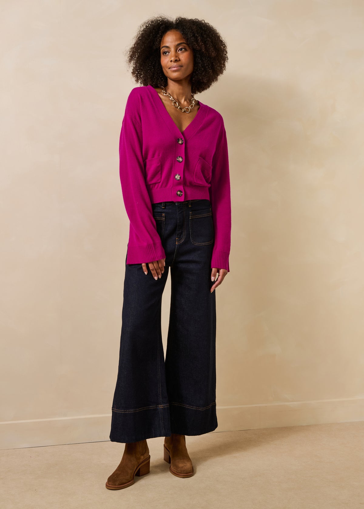 Gilet rosa fucsia - Gemana