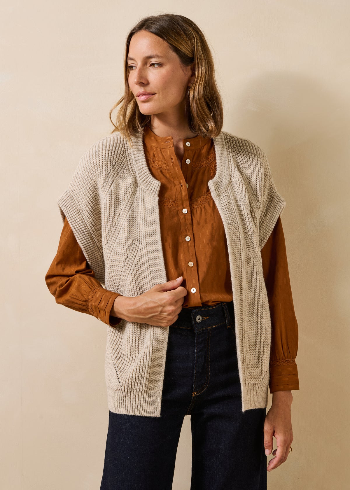 Gilet beige - Gloset