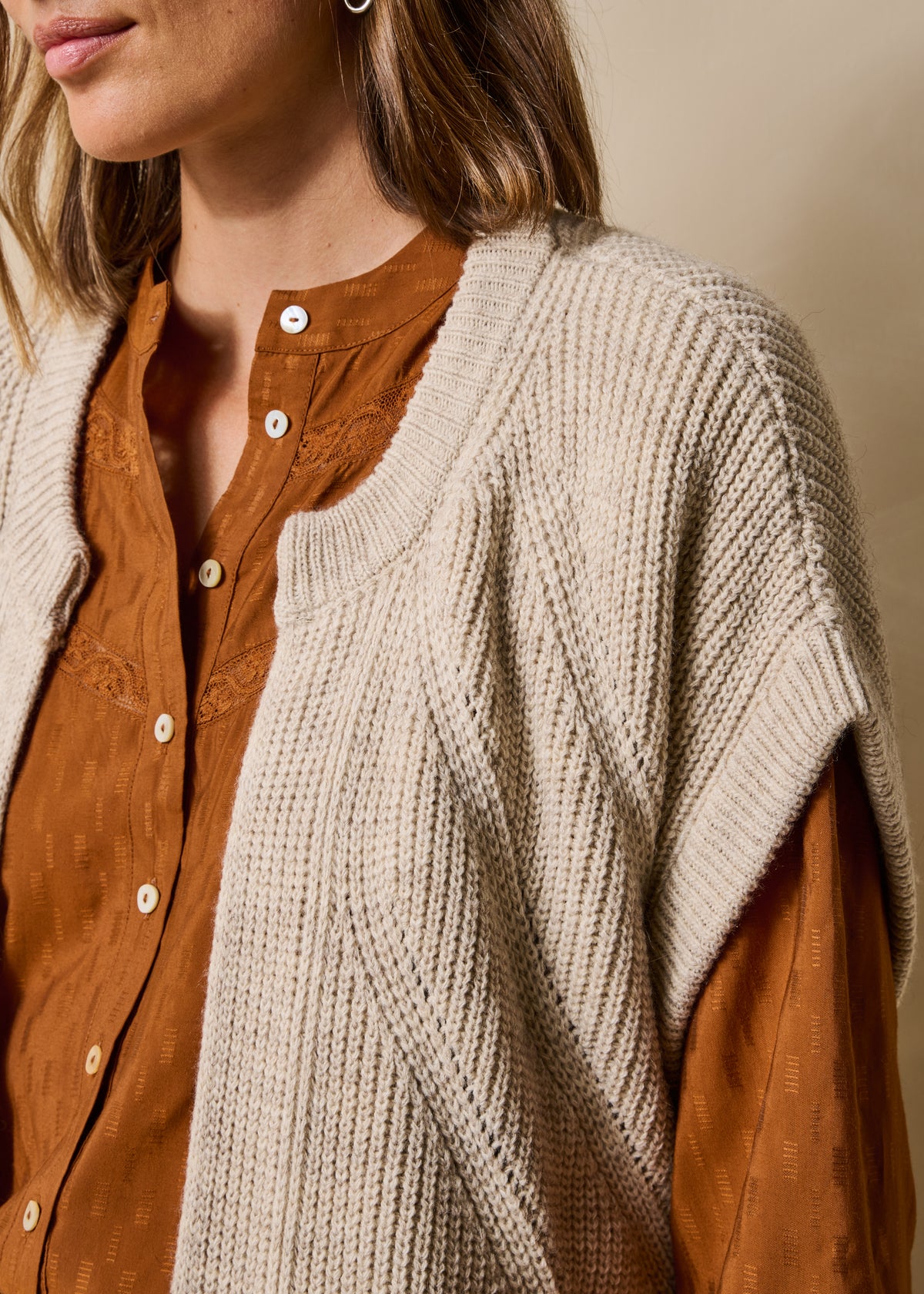Gilet beige - Gloset