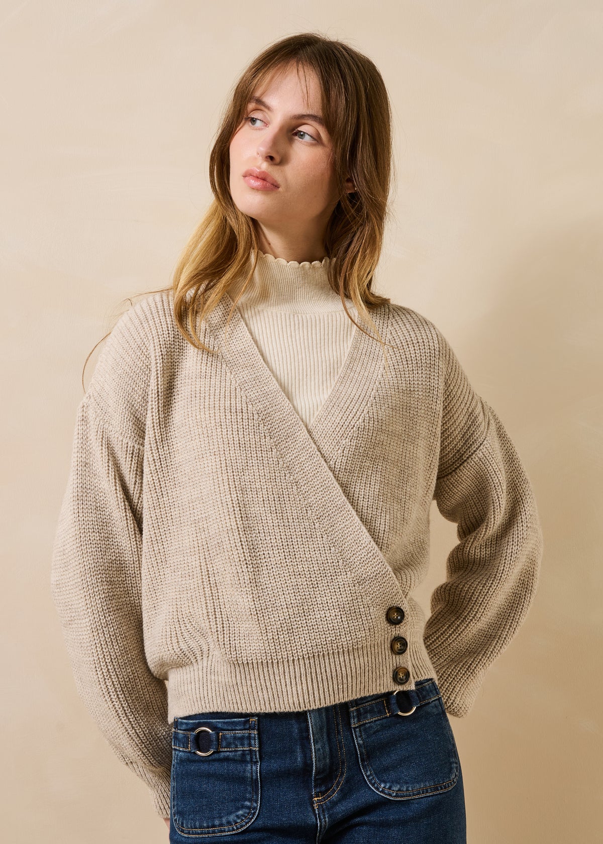 Gilet beige - Gorgeti