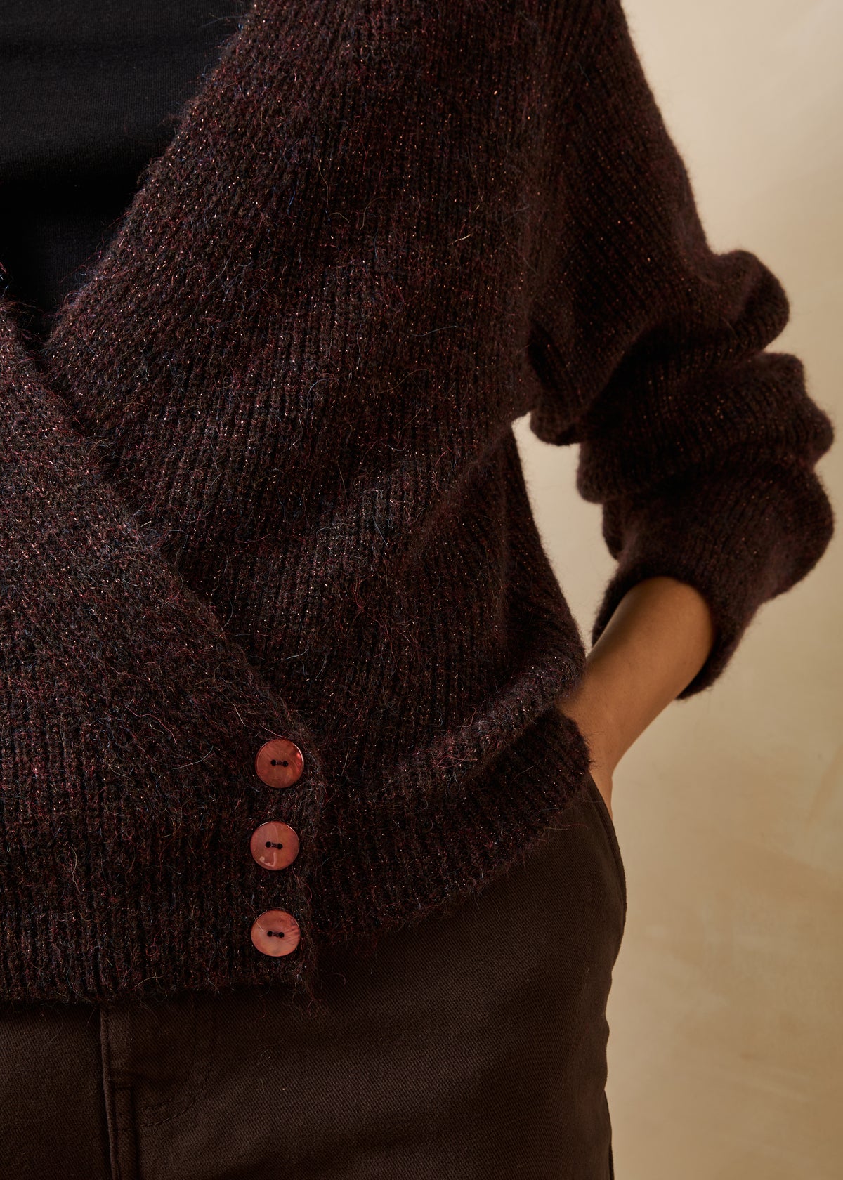 Gilet marron - Gorgeti