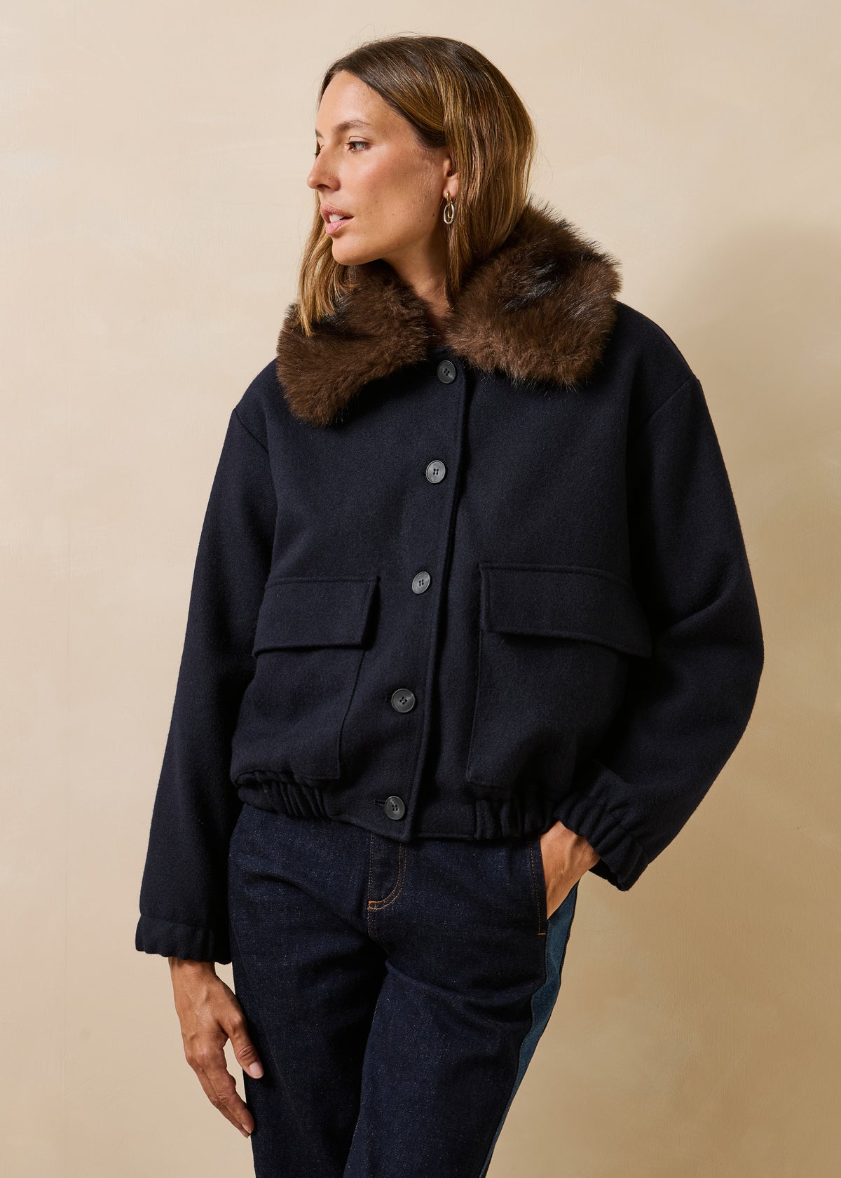 Giacca blu navy - Galane