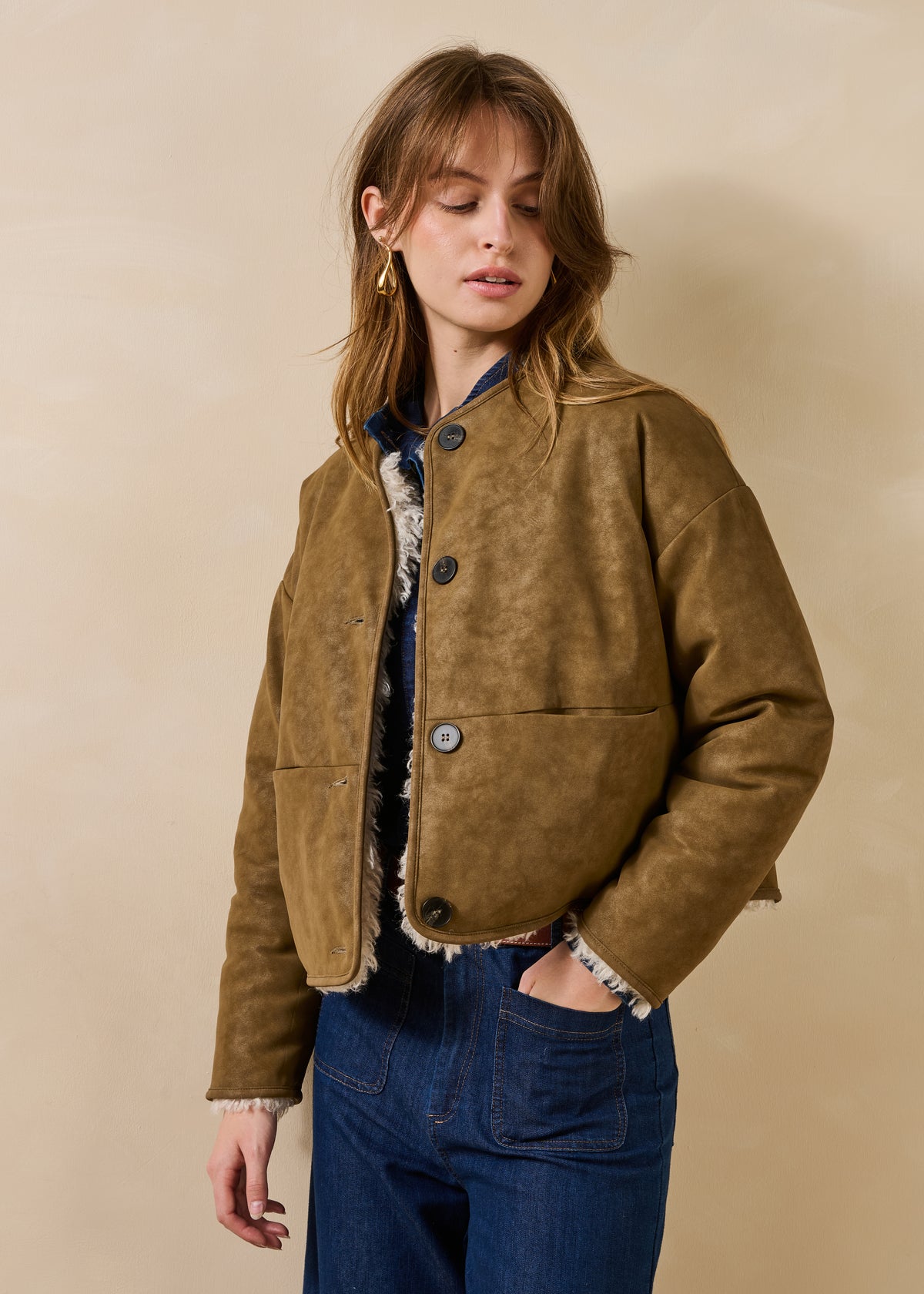 Ecru Coat - Ganea