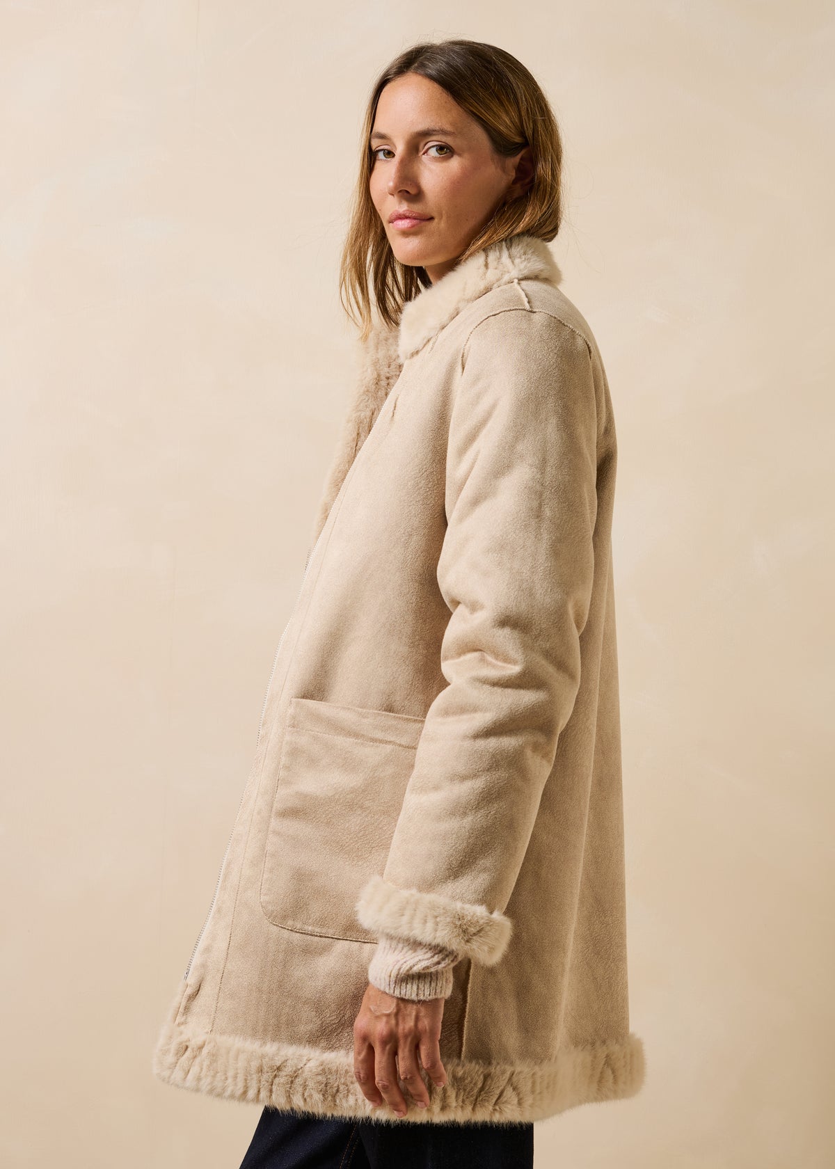 Manteau écru - Gevori