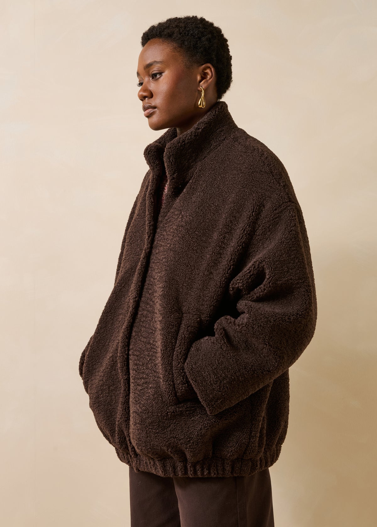 Blouson marron - Gladys