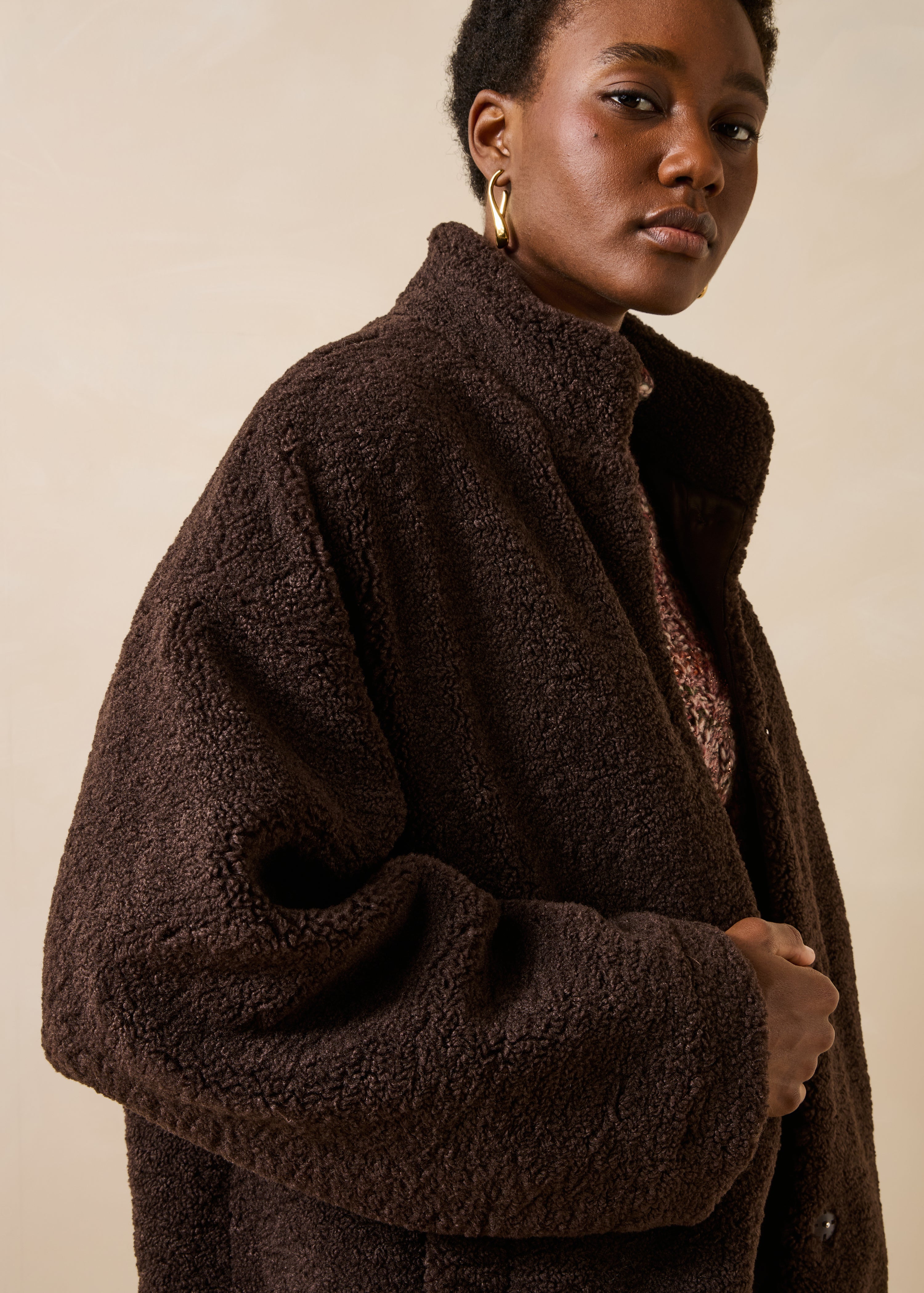 Blouson marron - Gladys