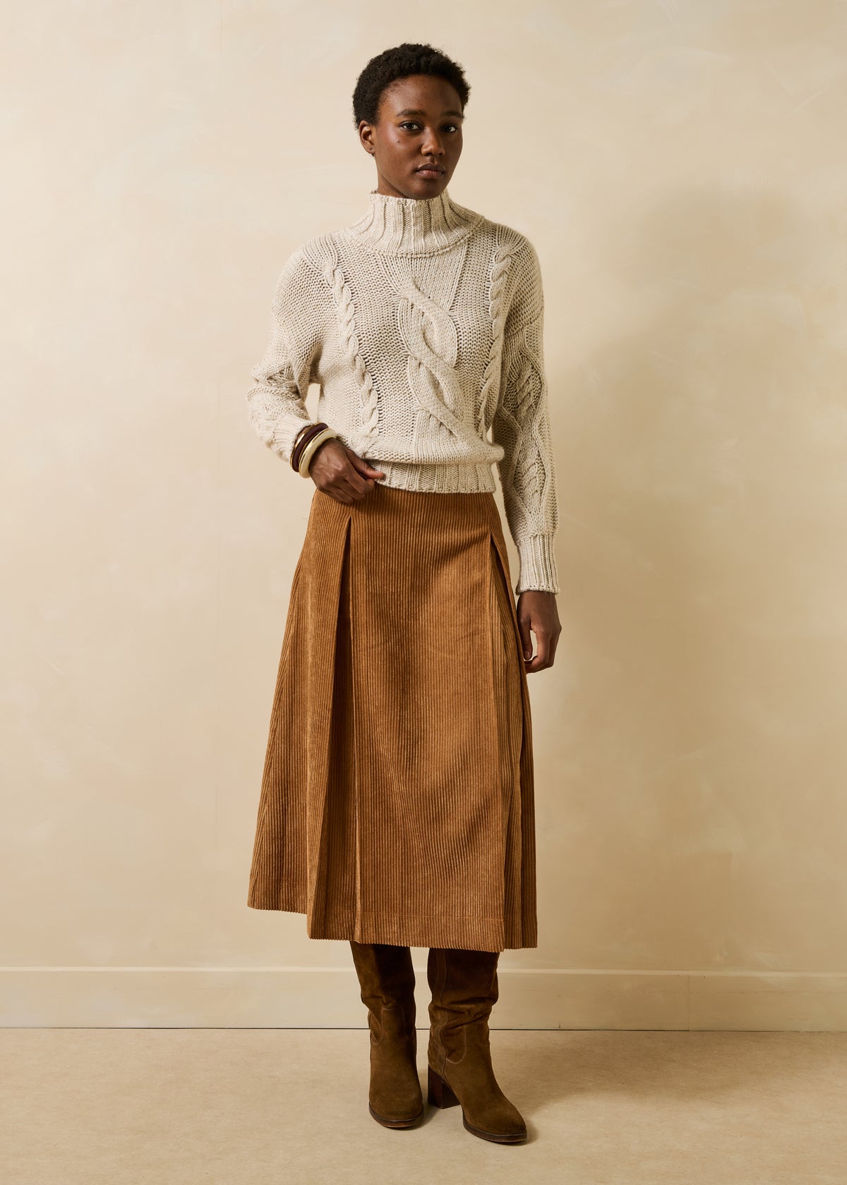 Camel skirt - Genaro