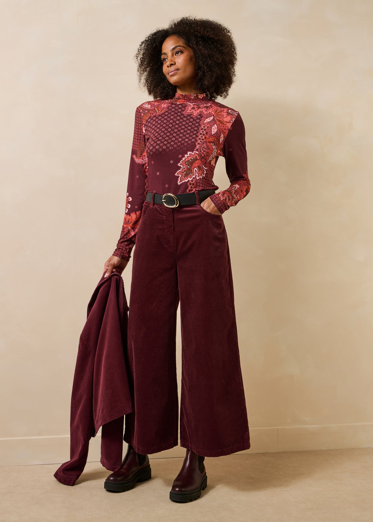 Pantalon bordeaux - Field