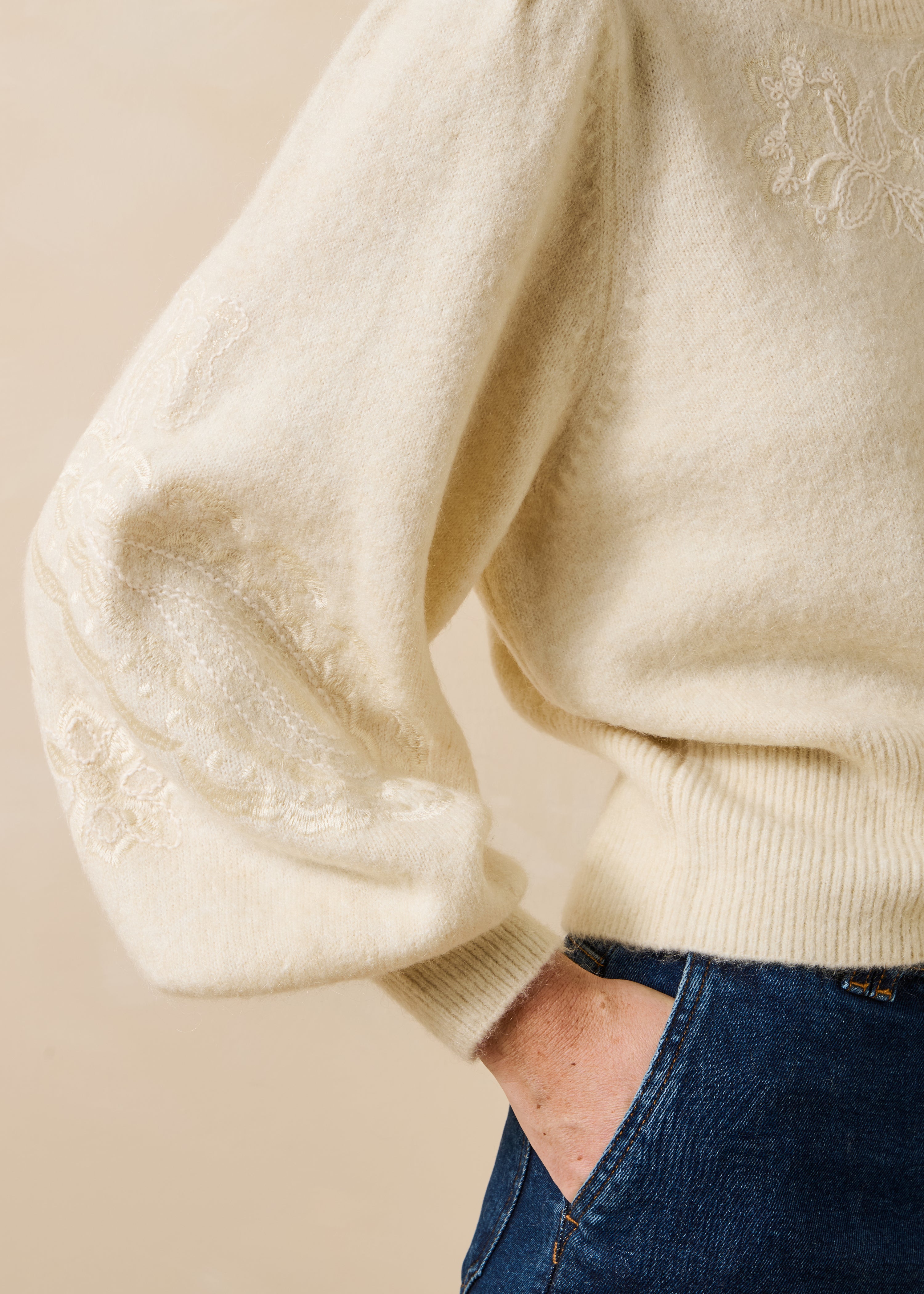 Ecru Sweater - Galaxy