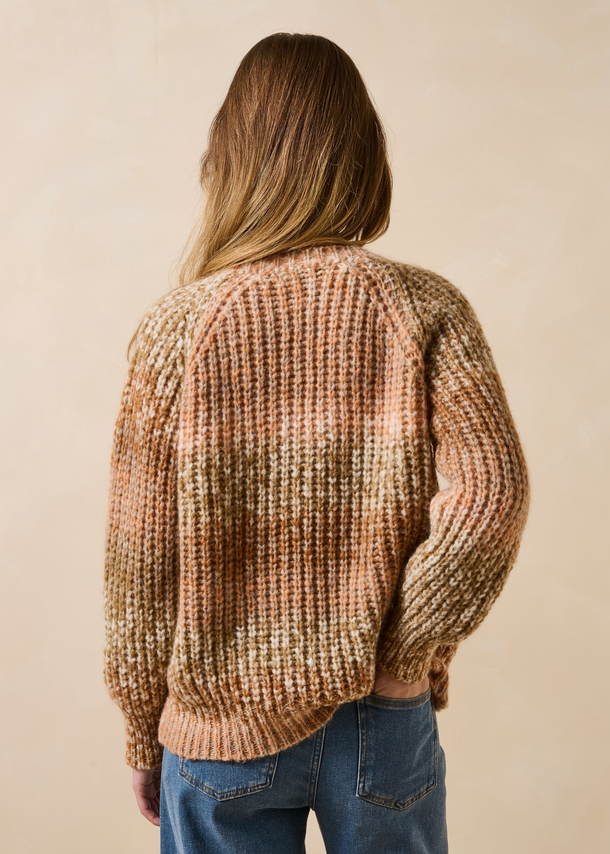 Beige and Camel Sweater - Garax