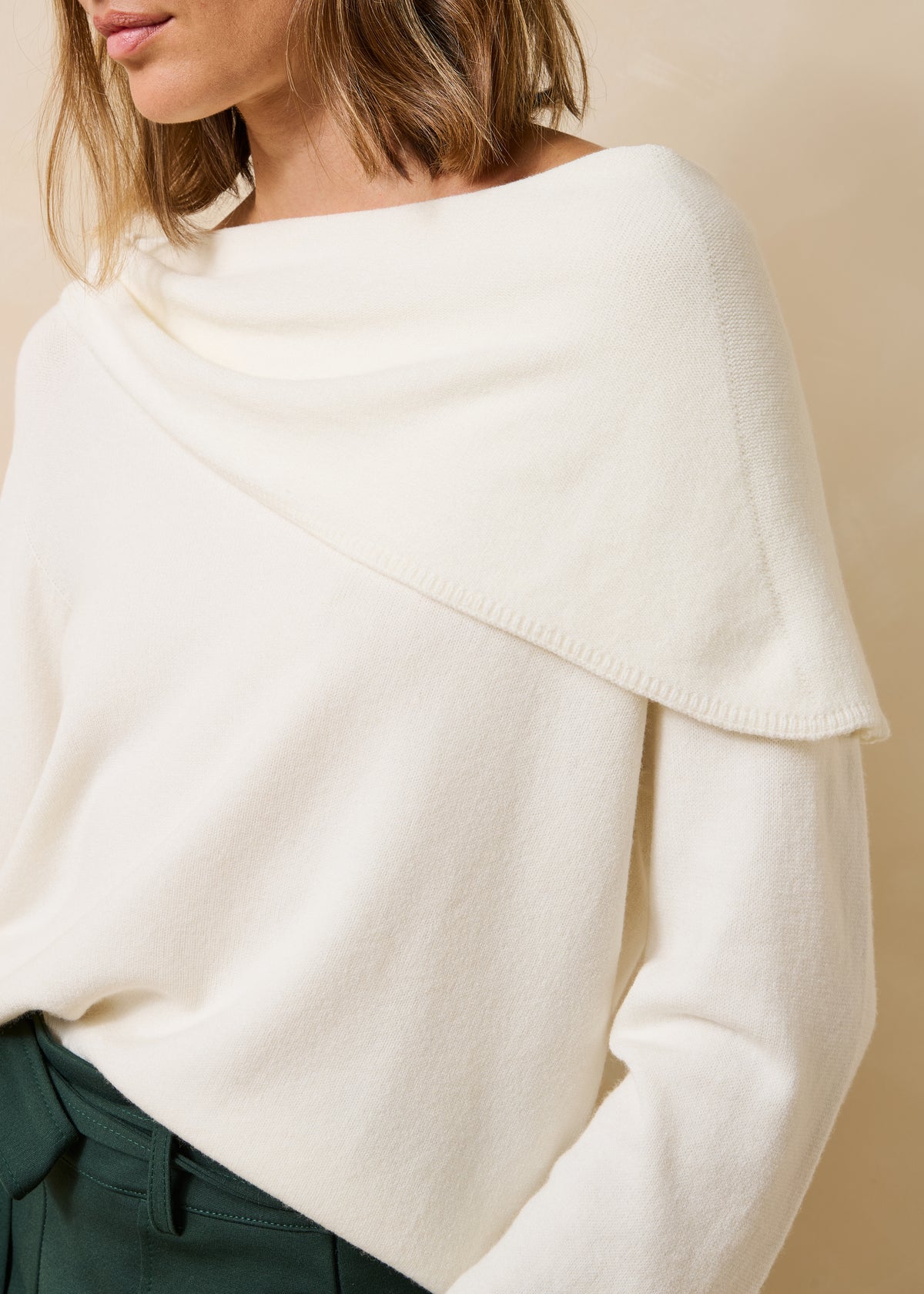 Ecrufarbener Pullover - Gardane