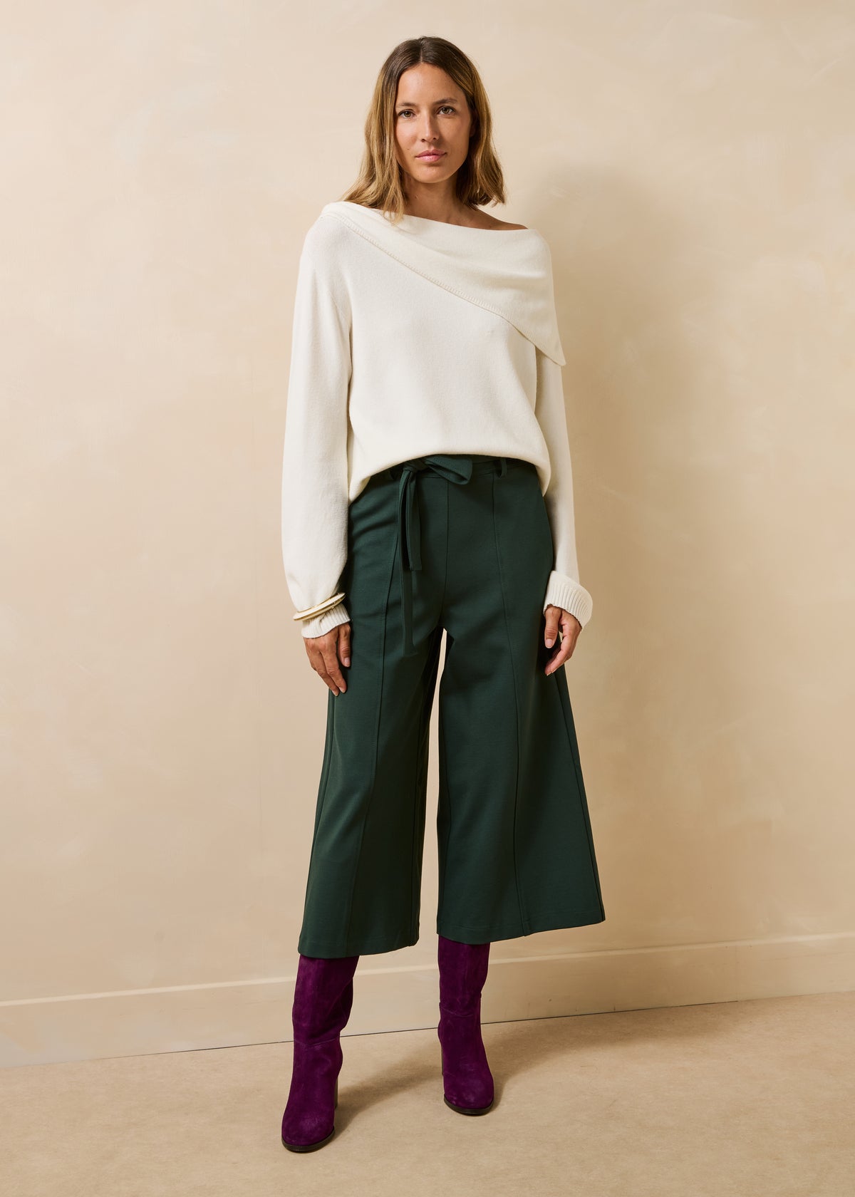 Ecrufarbener Pullover - Gardane