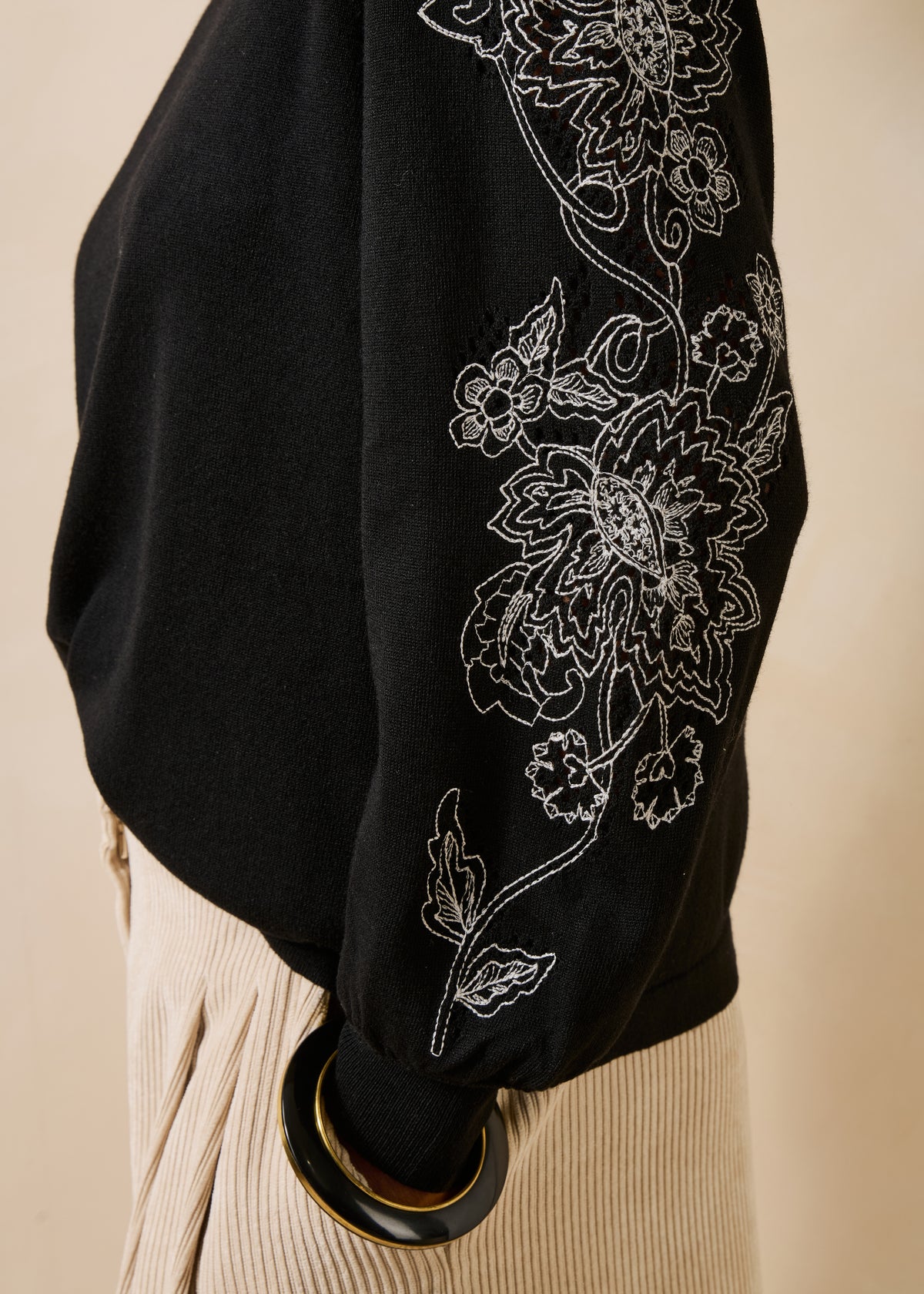 Schwarzer Pullover - Giacomo