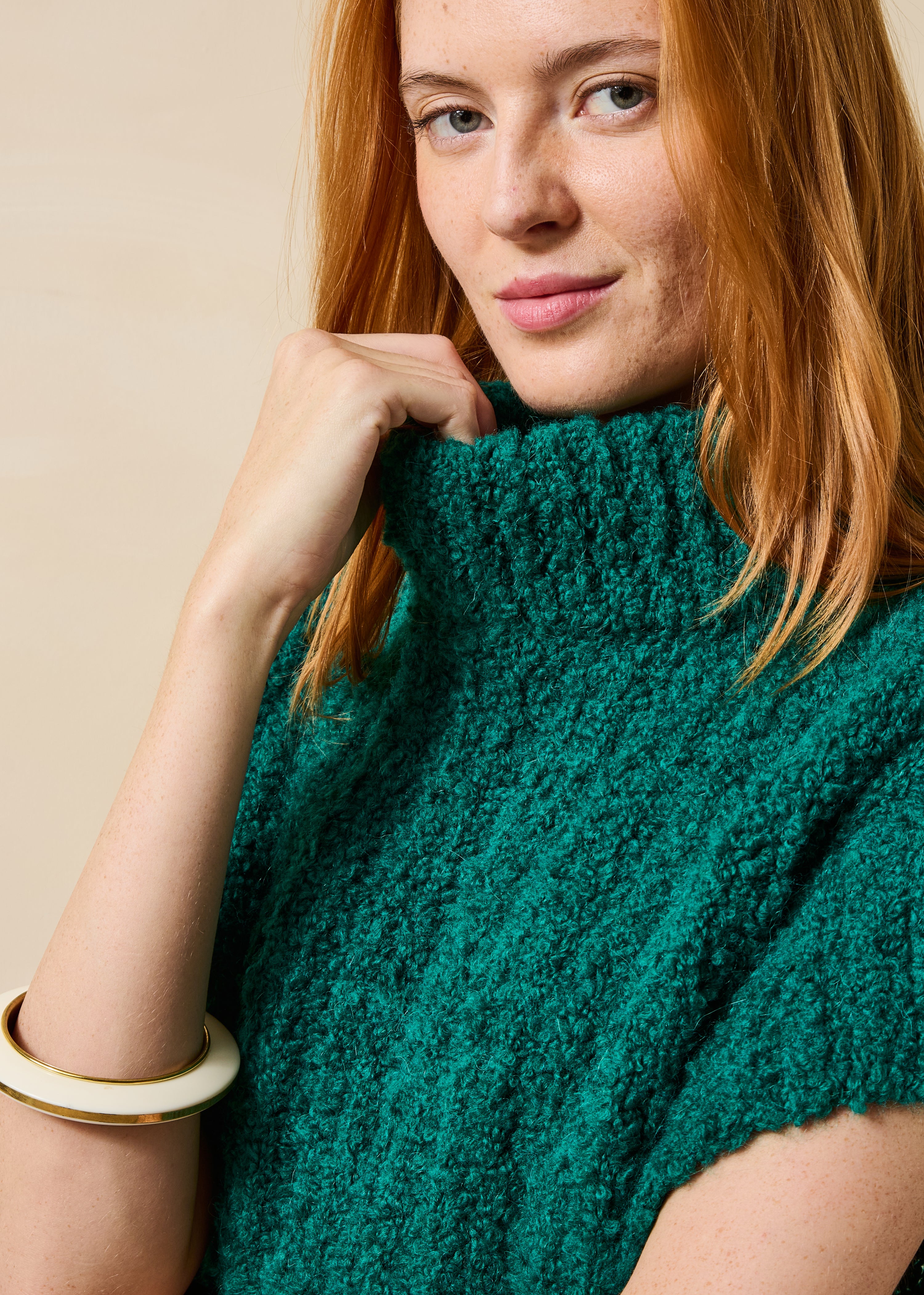 Emerald green sweater