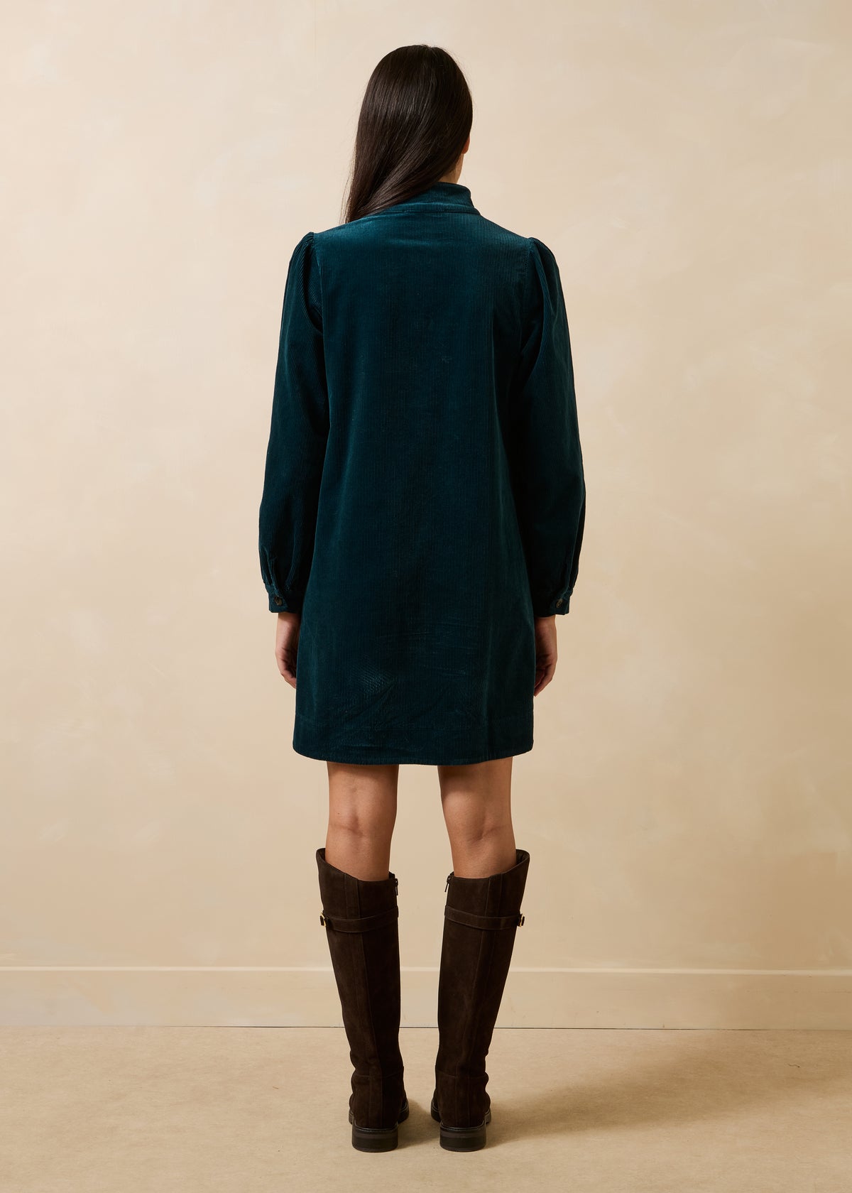 Petrolblaues Kleid - Gong