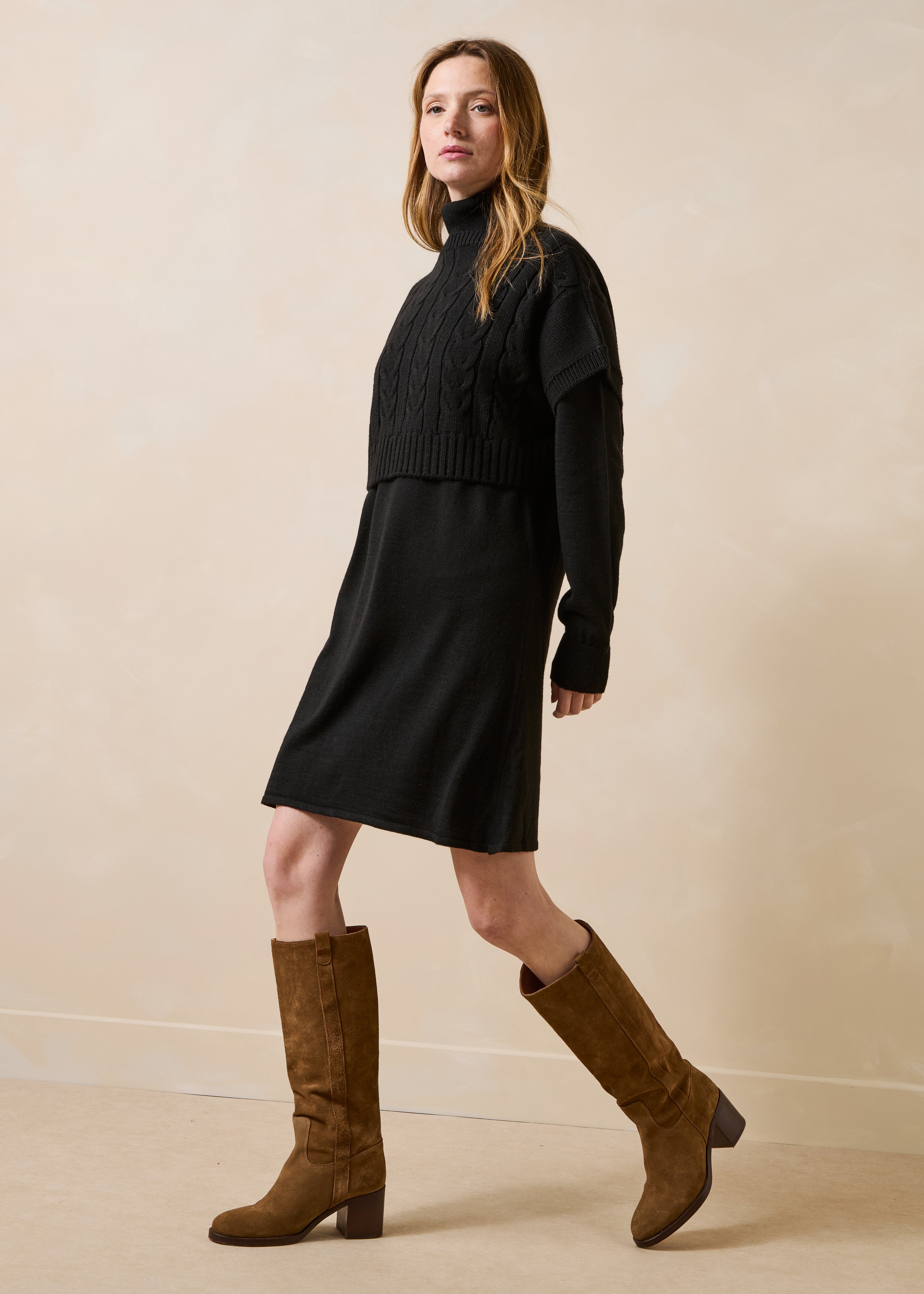 Vestido curto preto