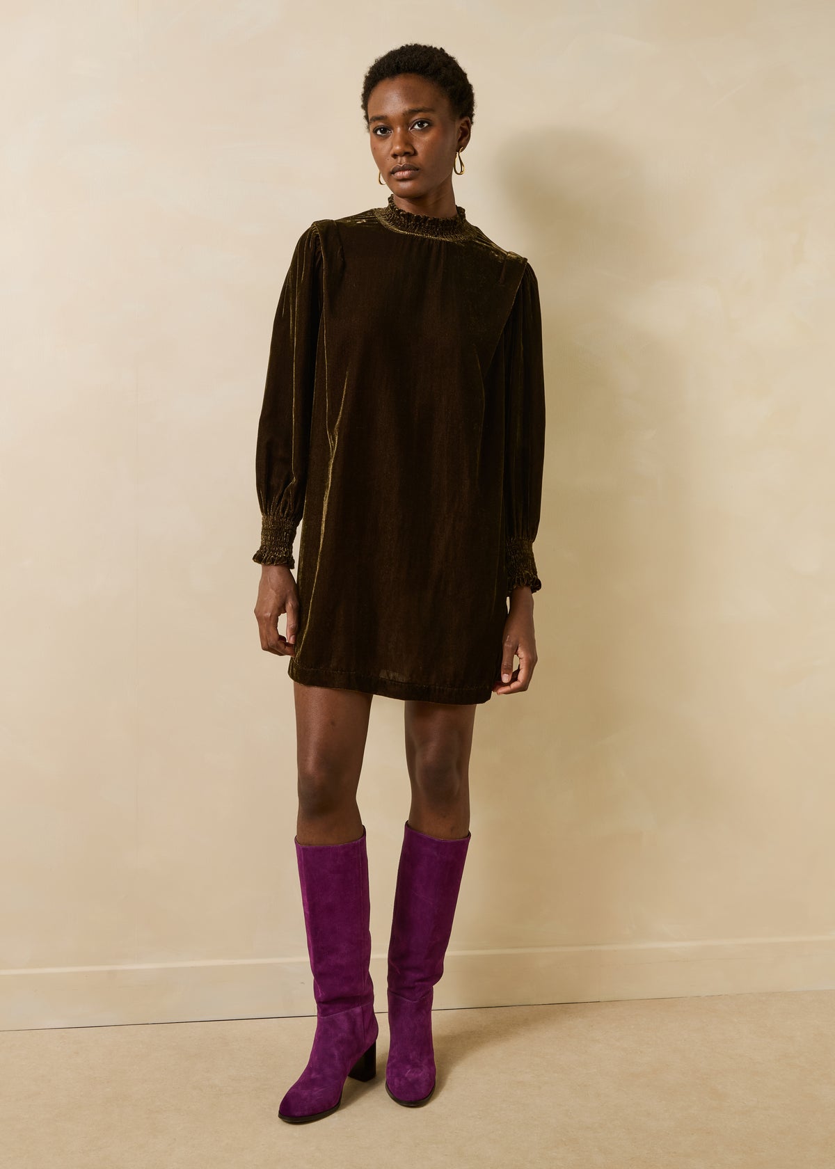 Robe marron glacé - Grazie