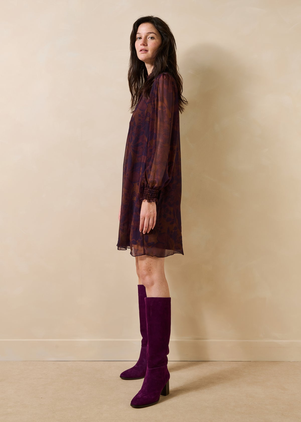 Robe violette - Graziel