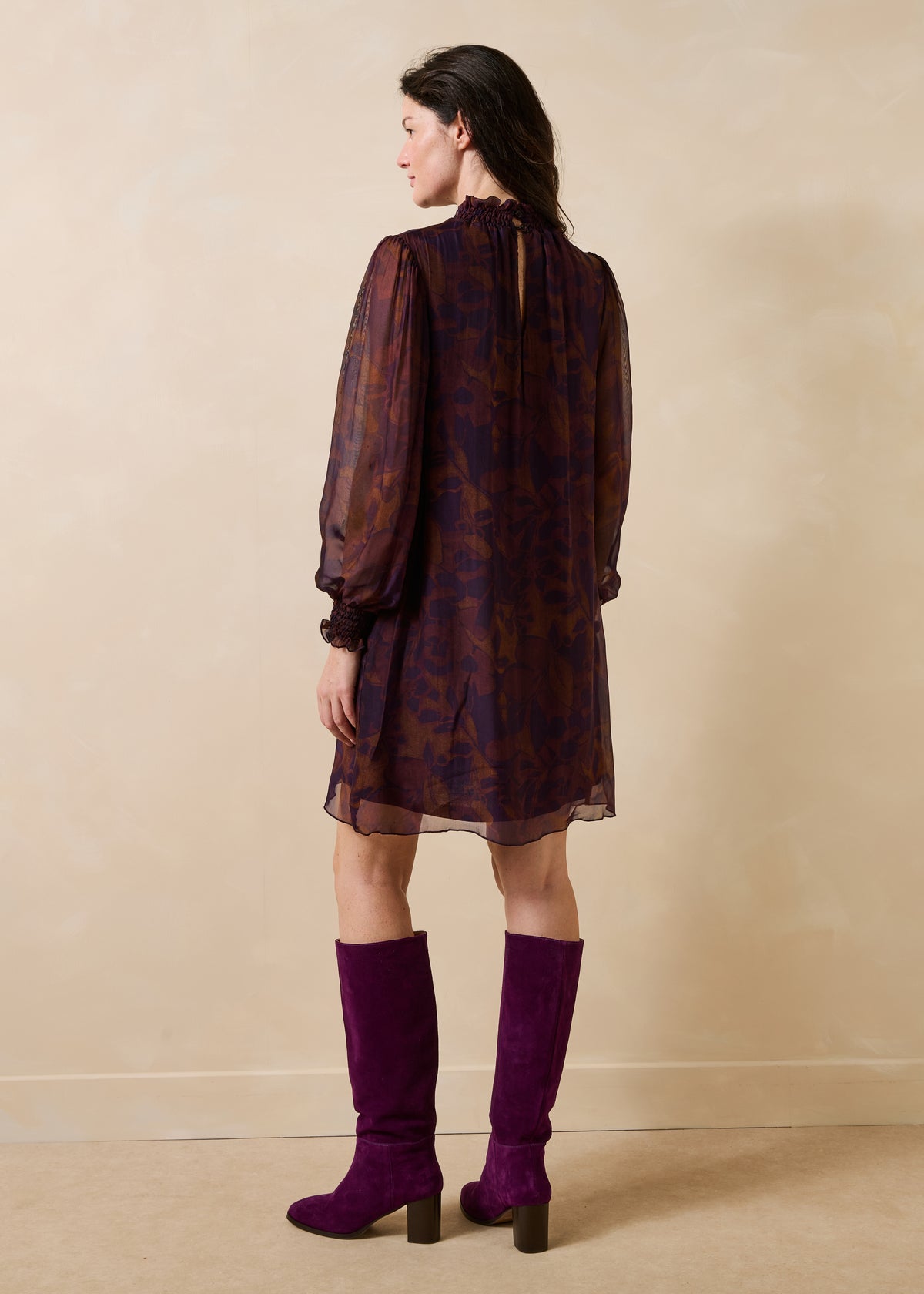 Robe violette - Graziel