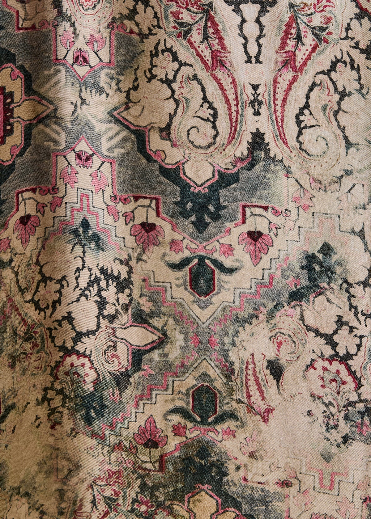 Robe écru et vert - Guapi