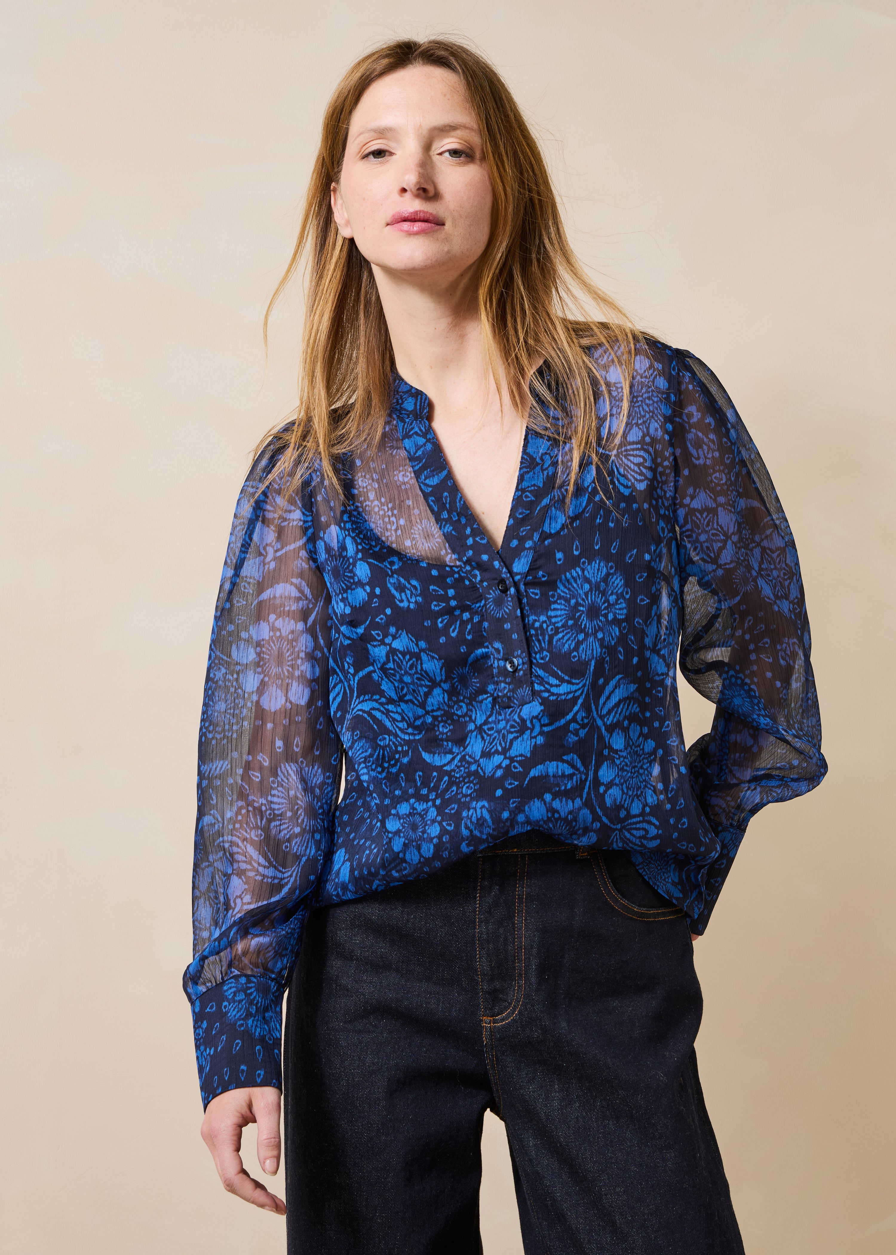 Top bleu