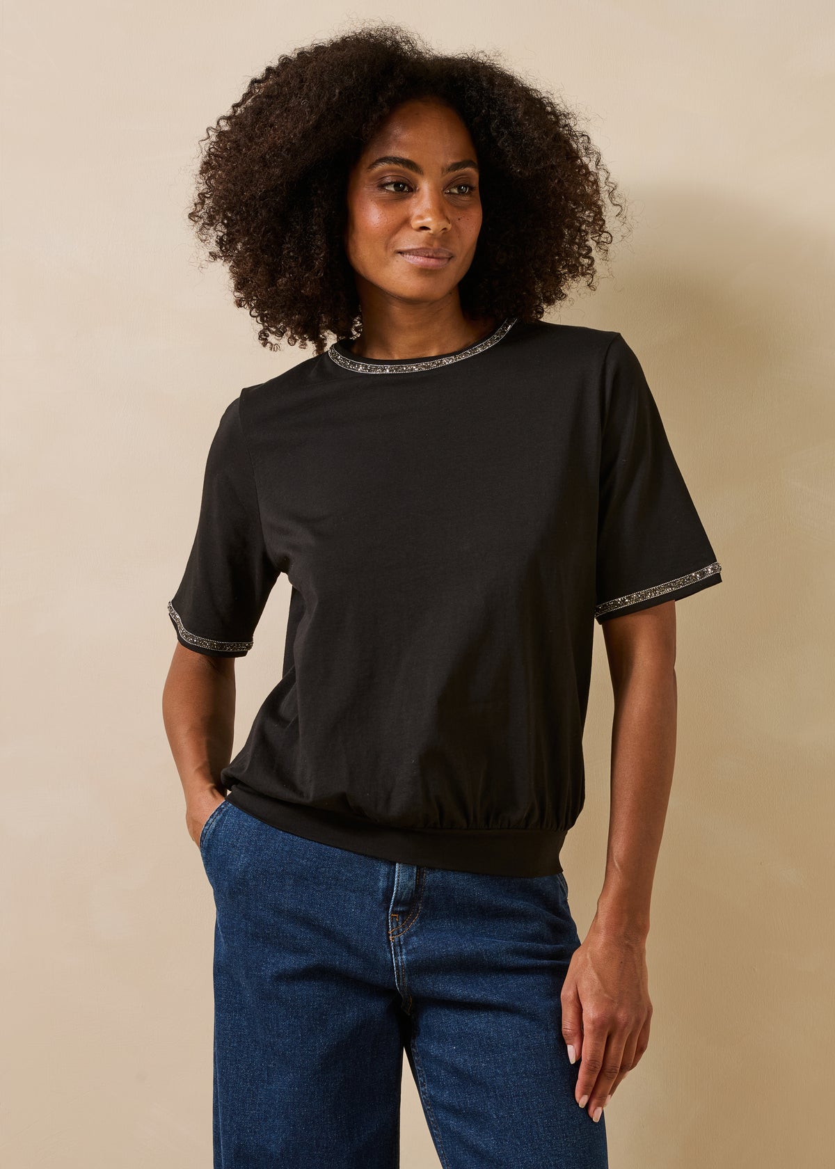 T-shirt nero - Goilou