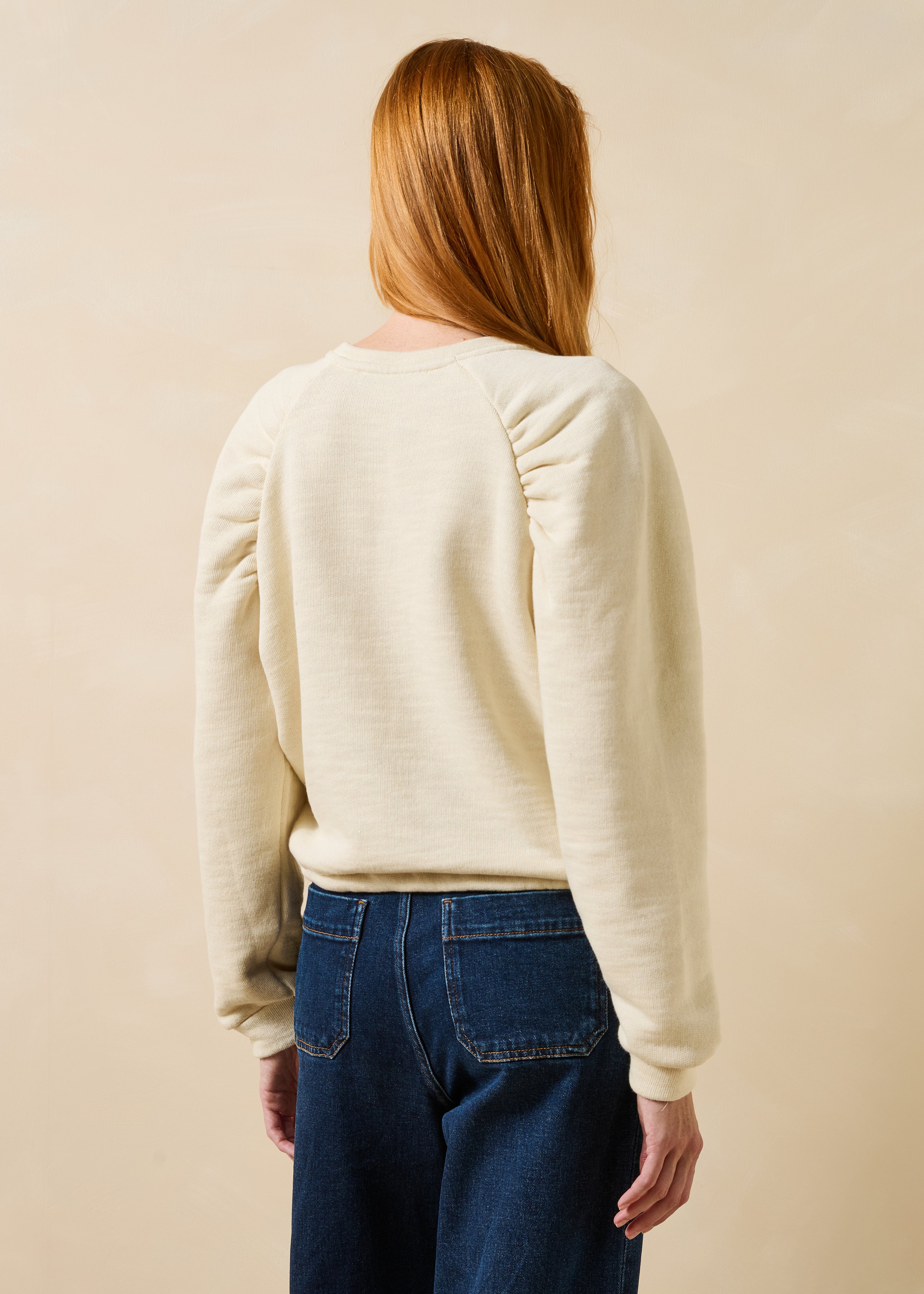 Sweatshirt écru