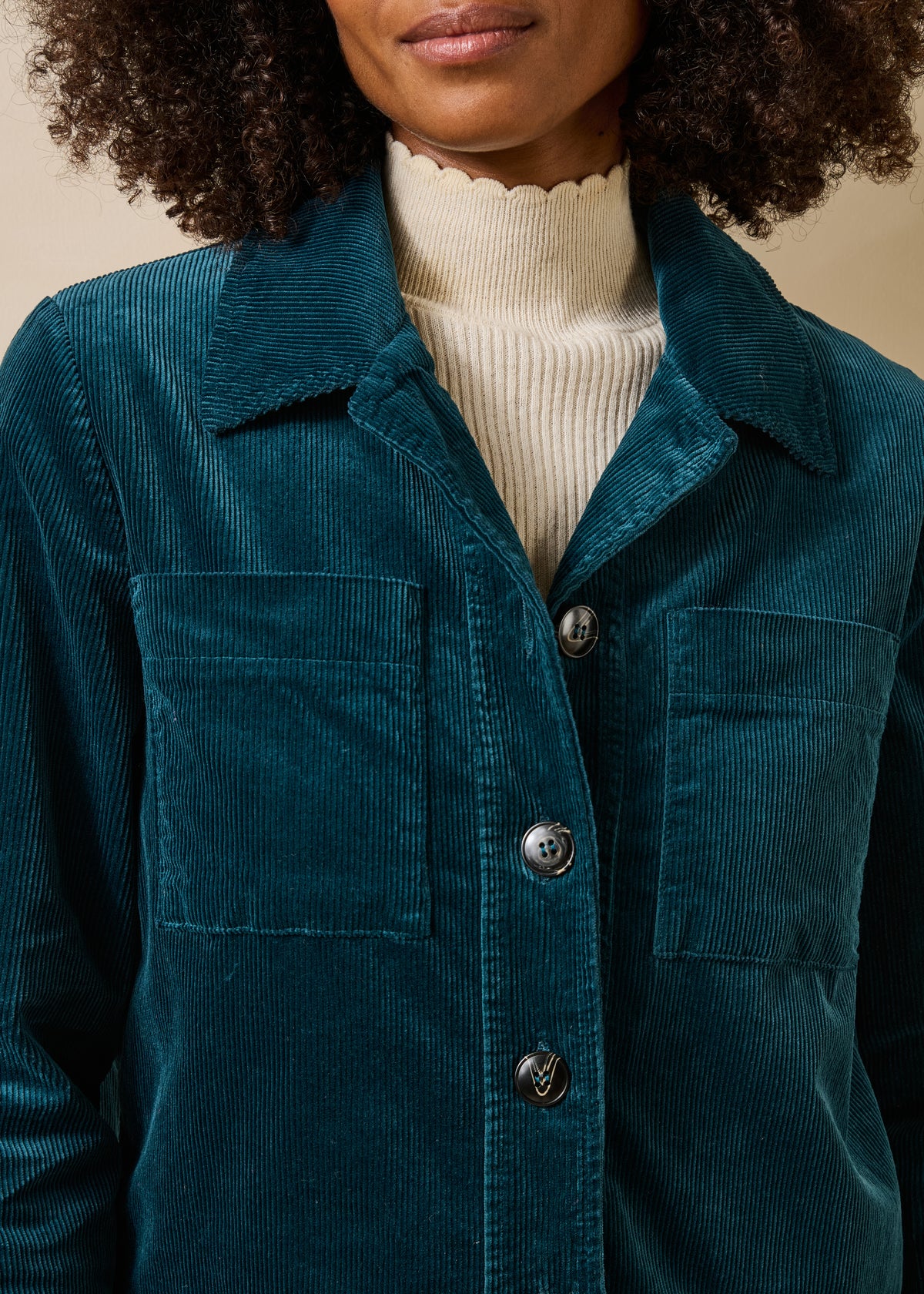 Veste bleu pétrole - Daphne