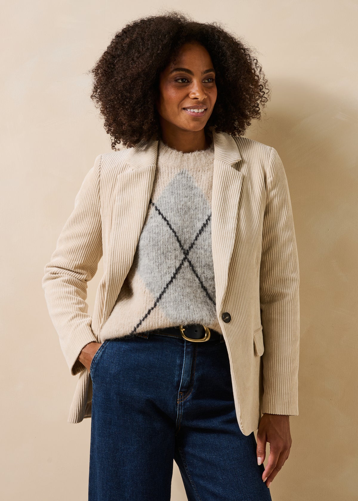 Beige Jacket - Galina