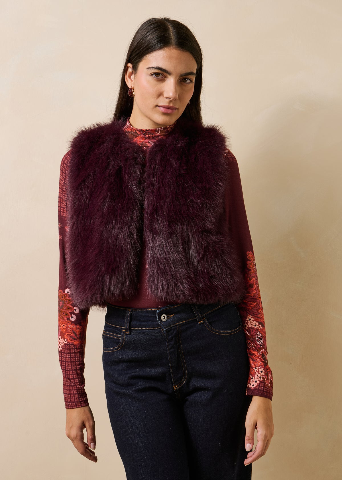 Eggplant jacket - Zoani