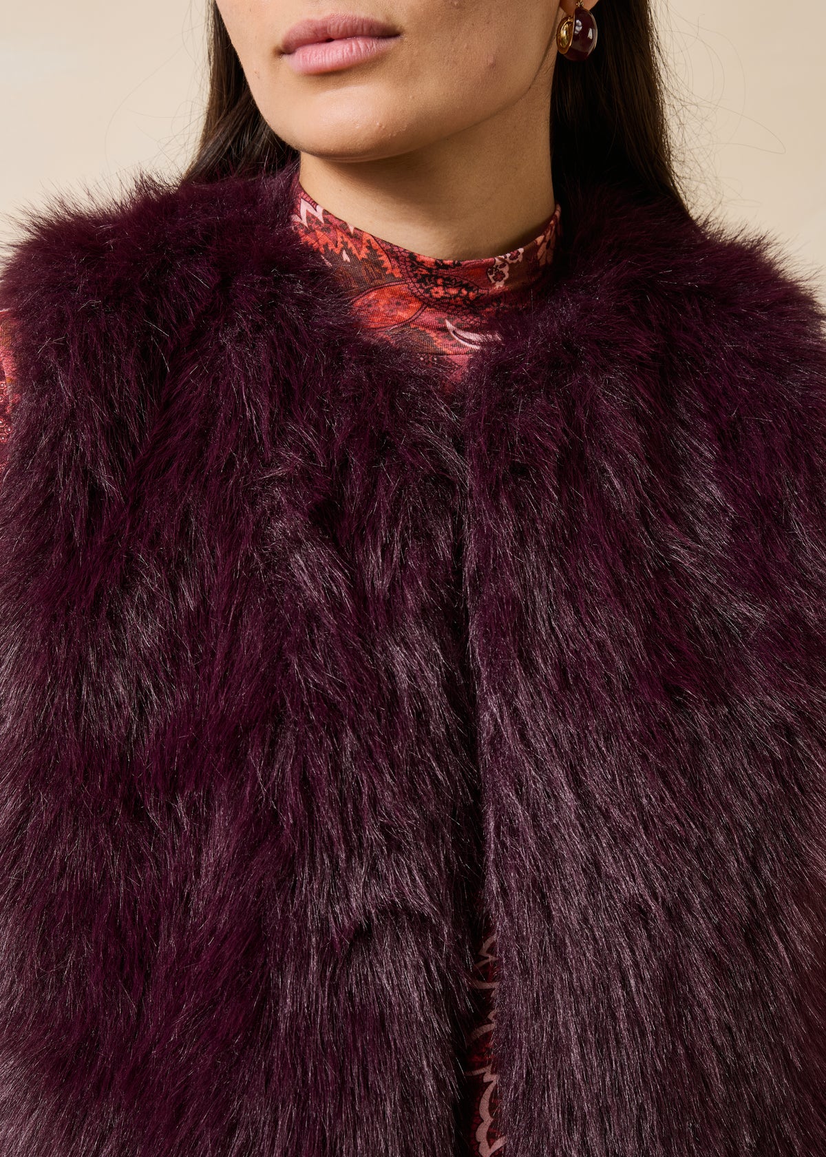 Eggplant jacket - Zoani