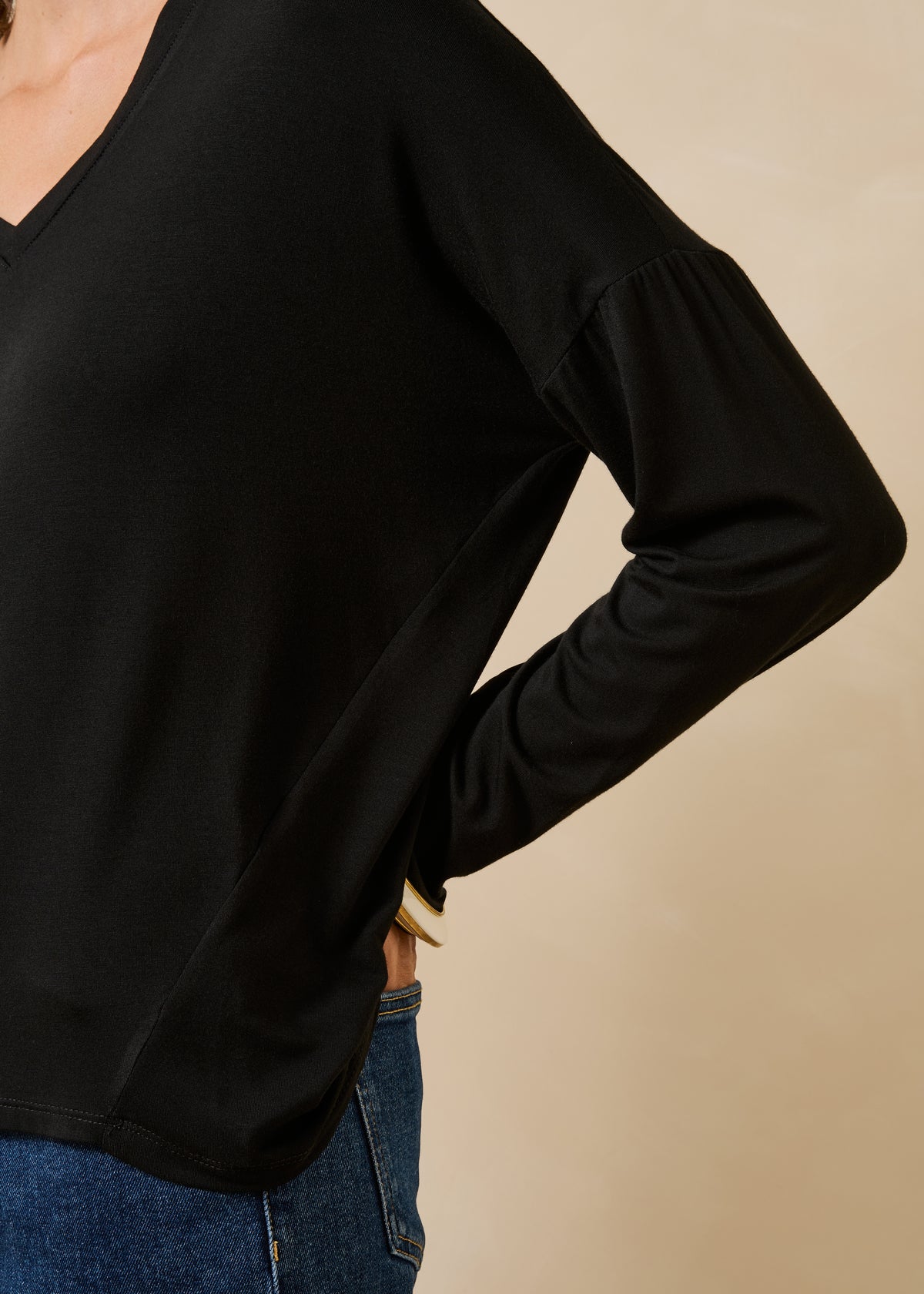 T-shirt nero - Guzzi