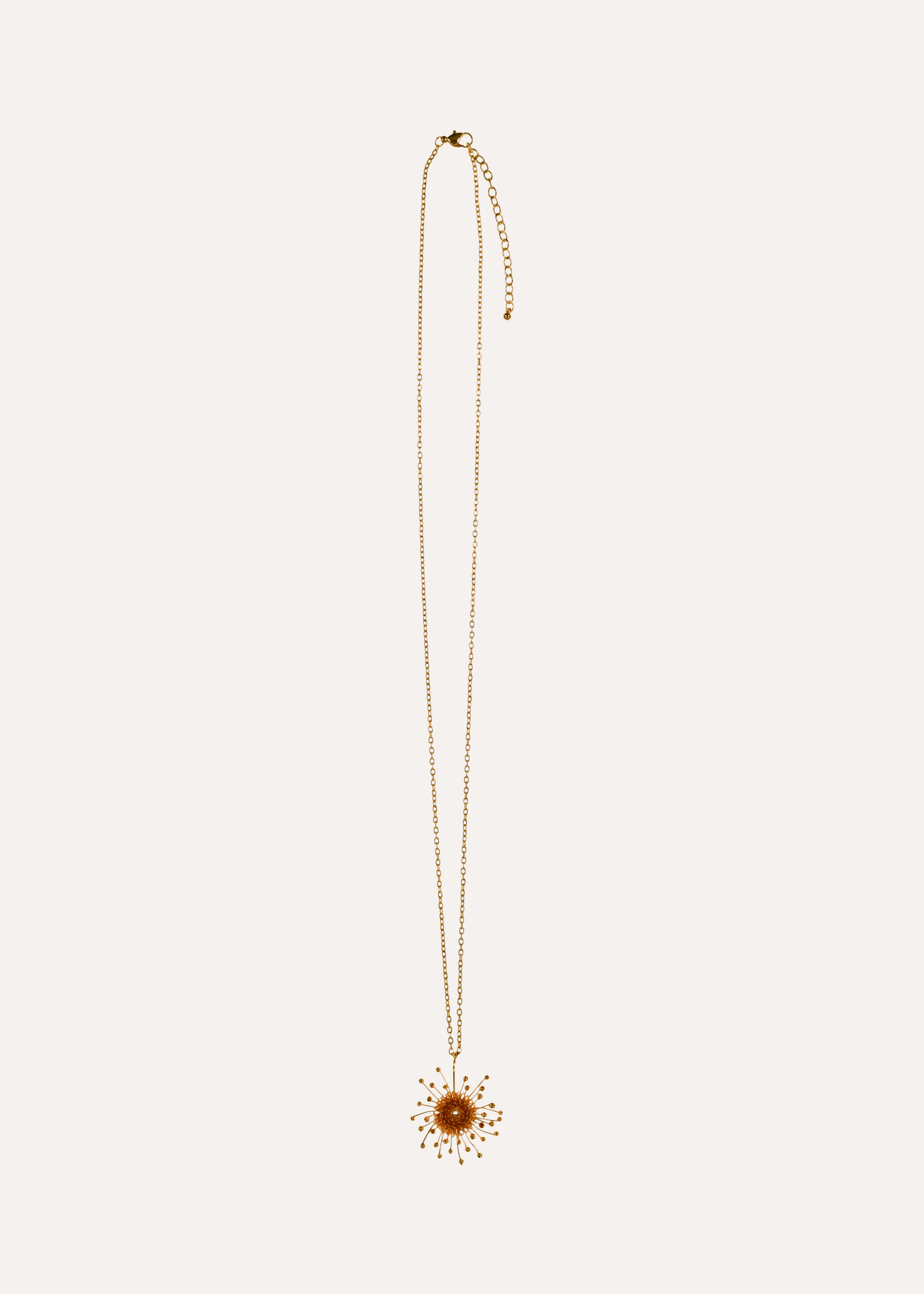 Sun tassel long necklace