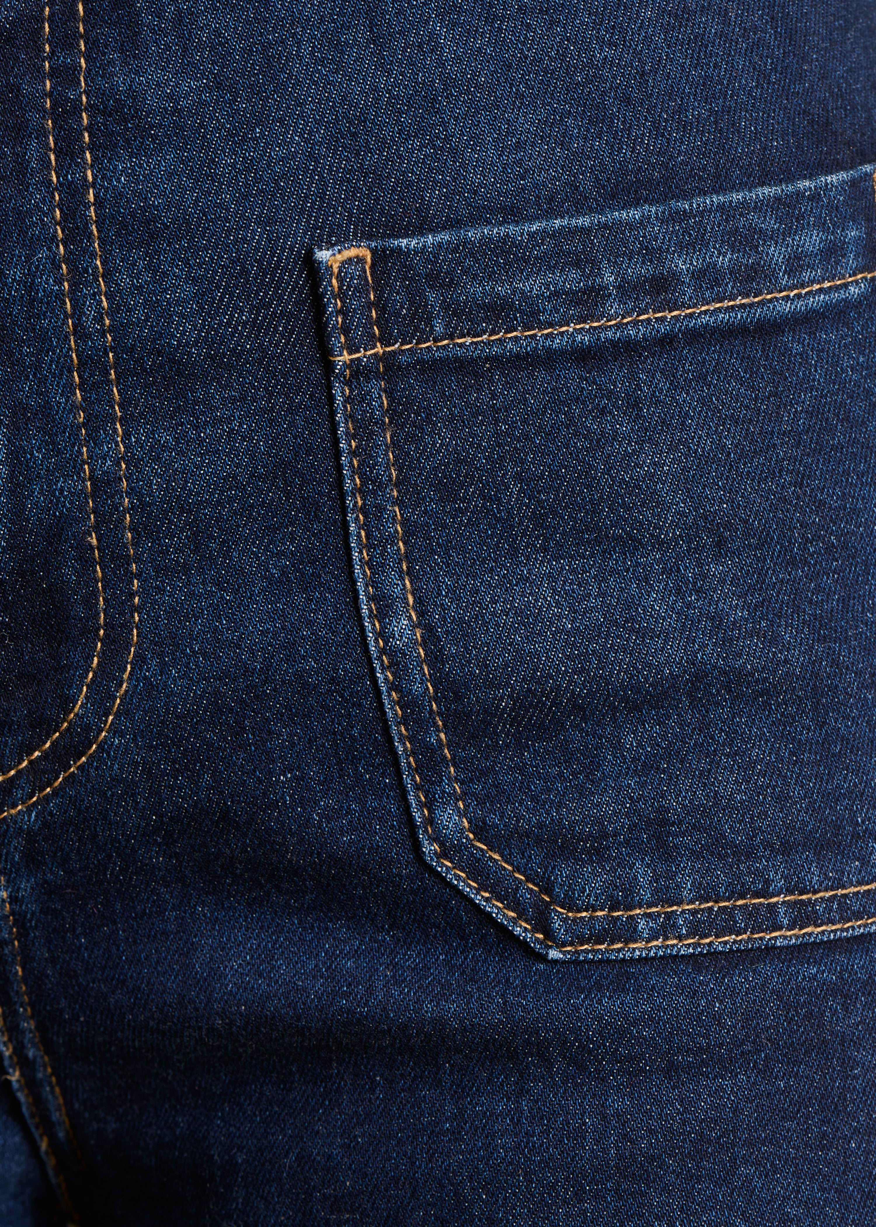 Jean flare brut taille haute en coton biologique