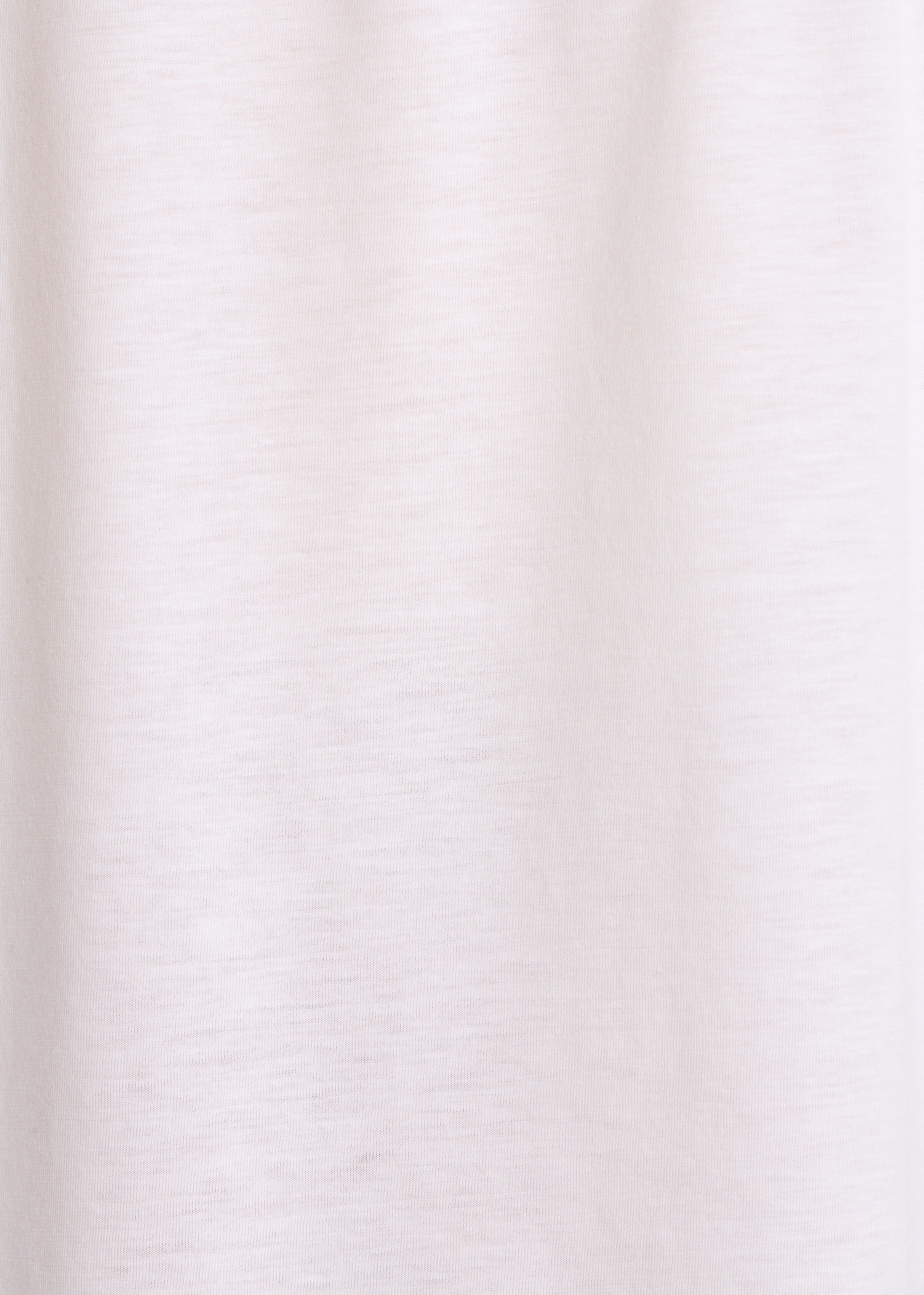 T-shirt bi-matière écru manches courtes