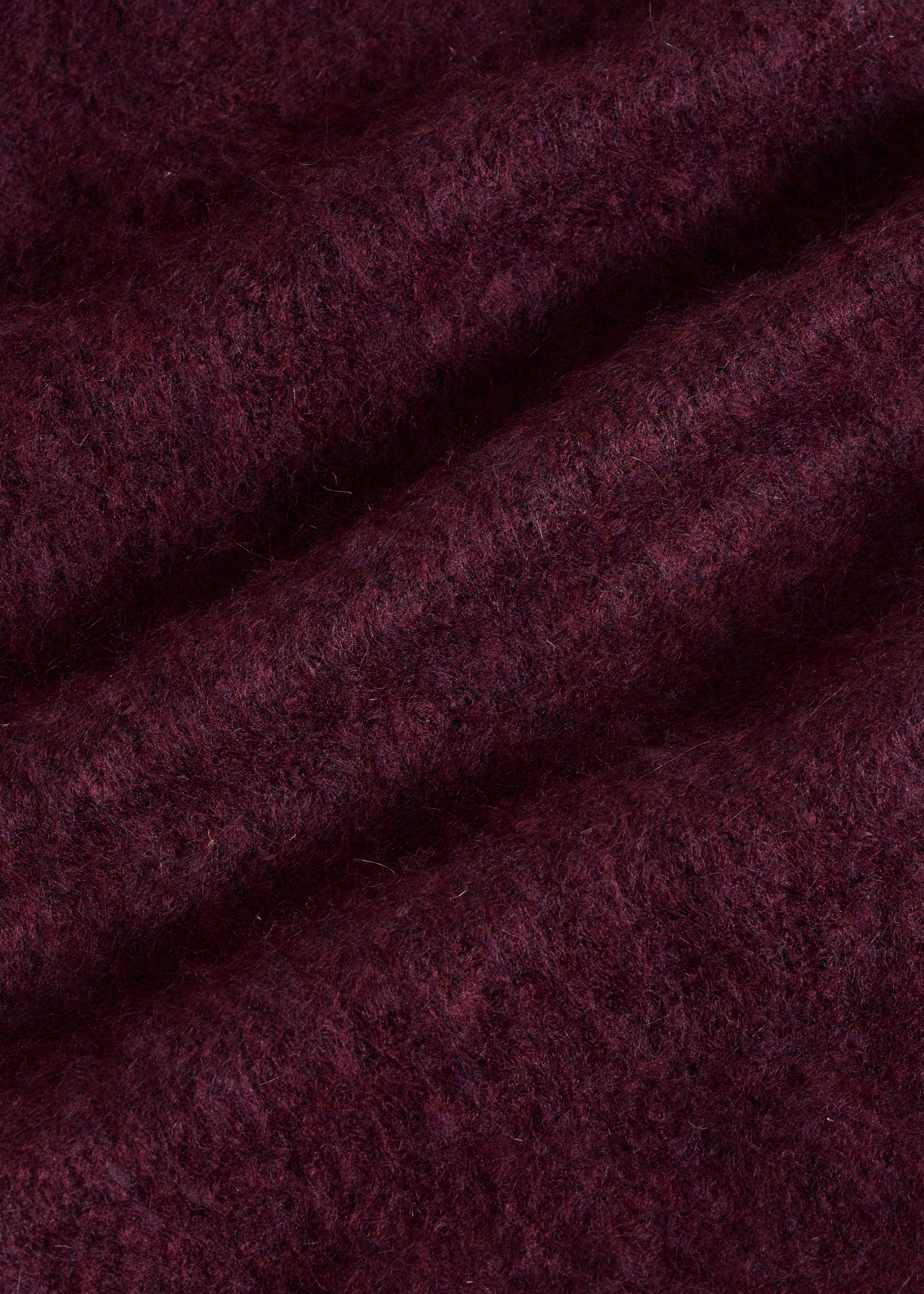 Écharpe unie aubergine