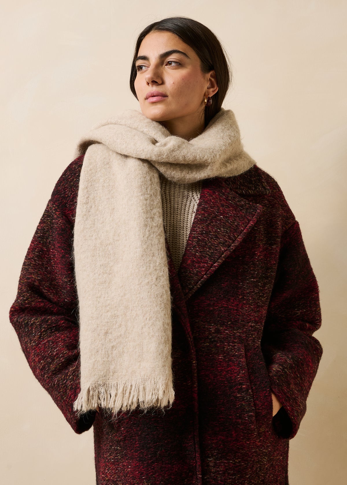 Bufanda beige - Zlarina