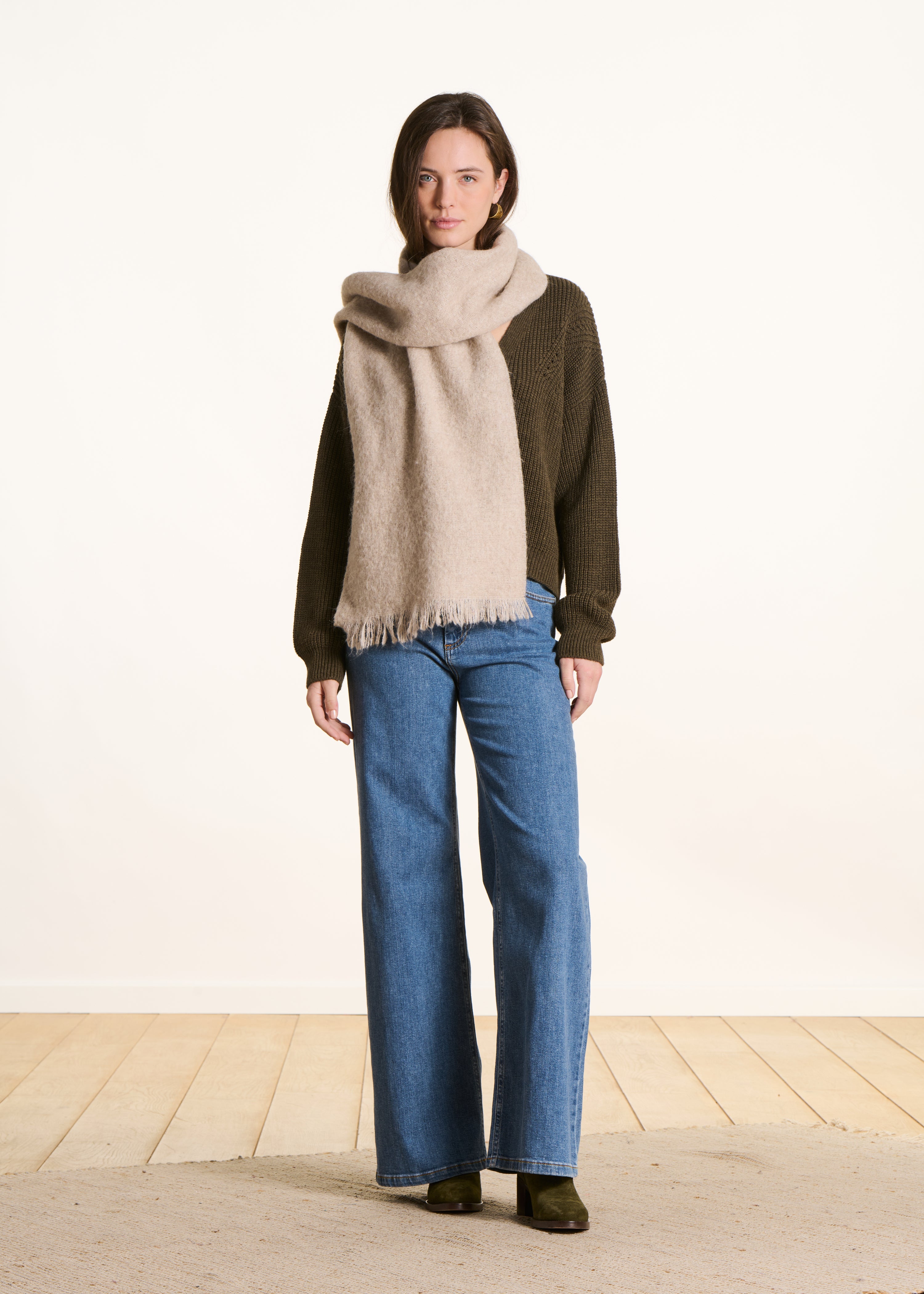 Scarpe unie beige