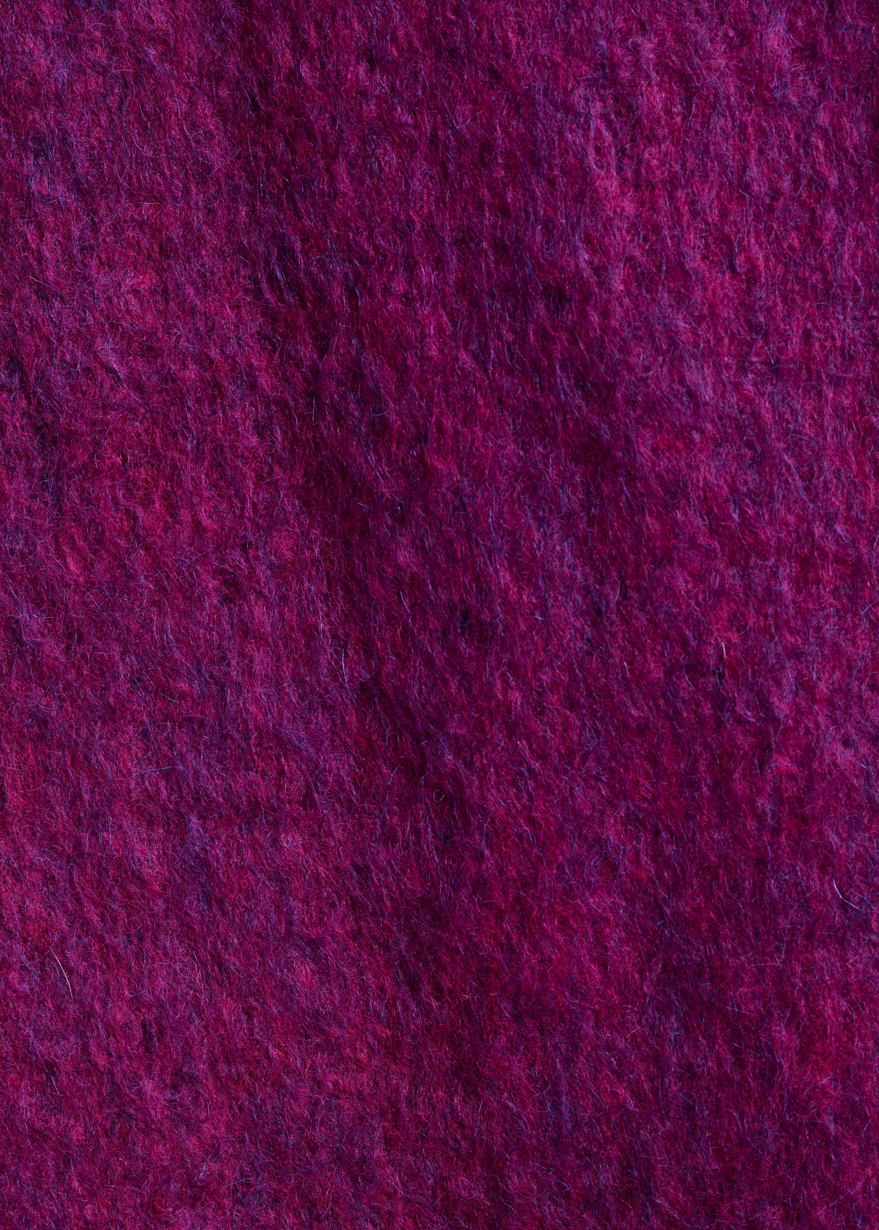 Sciarpa tinta unita color prugna