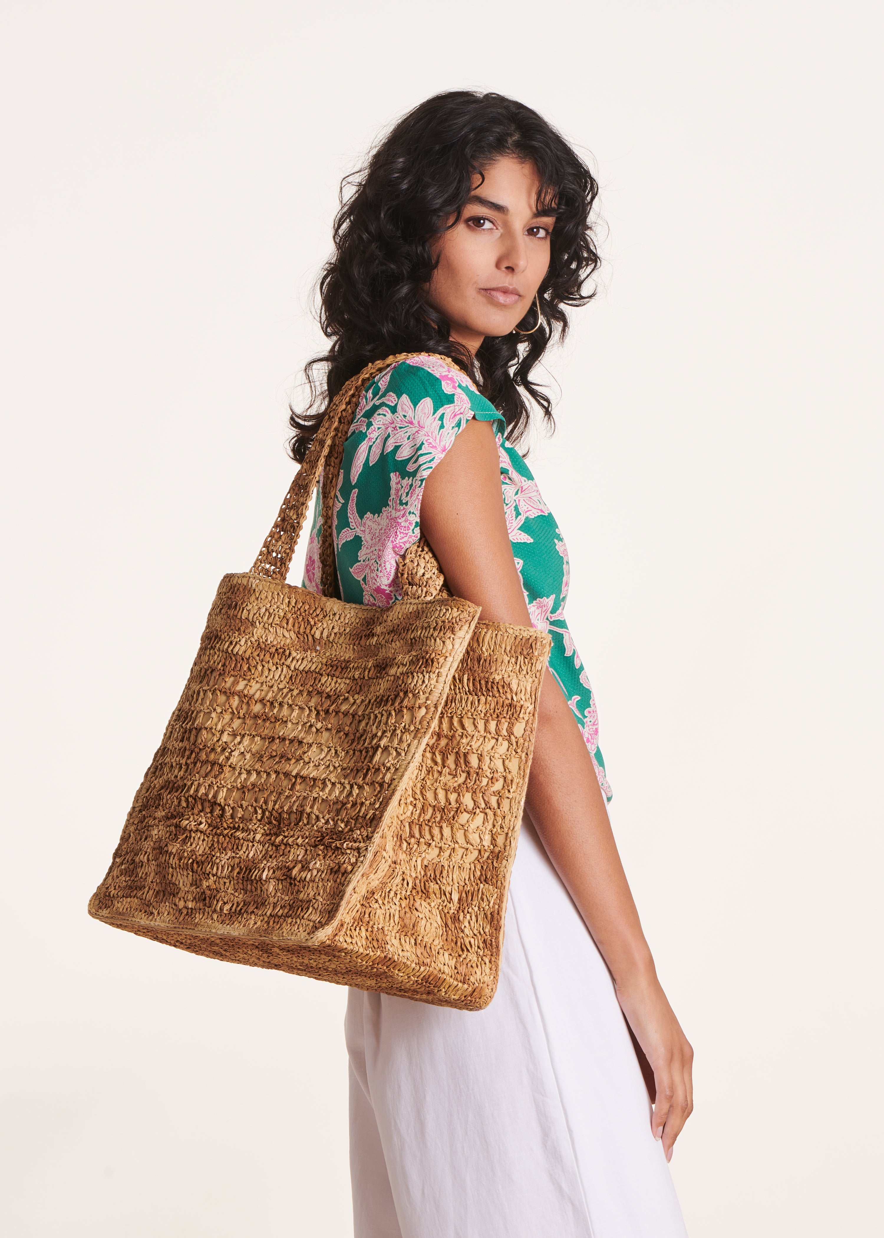 Sac cabas raphia