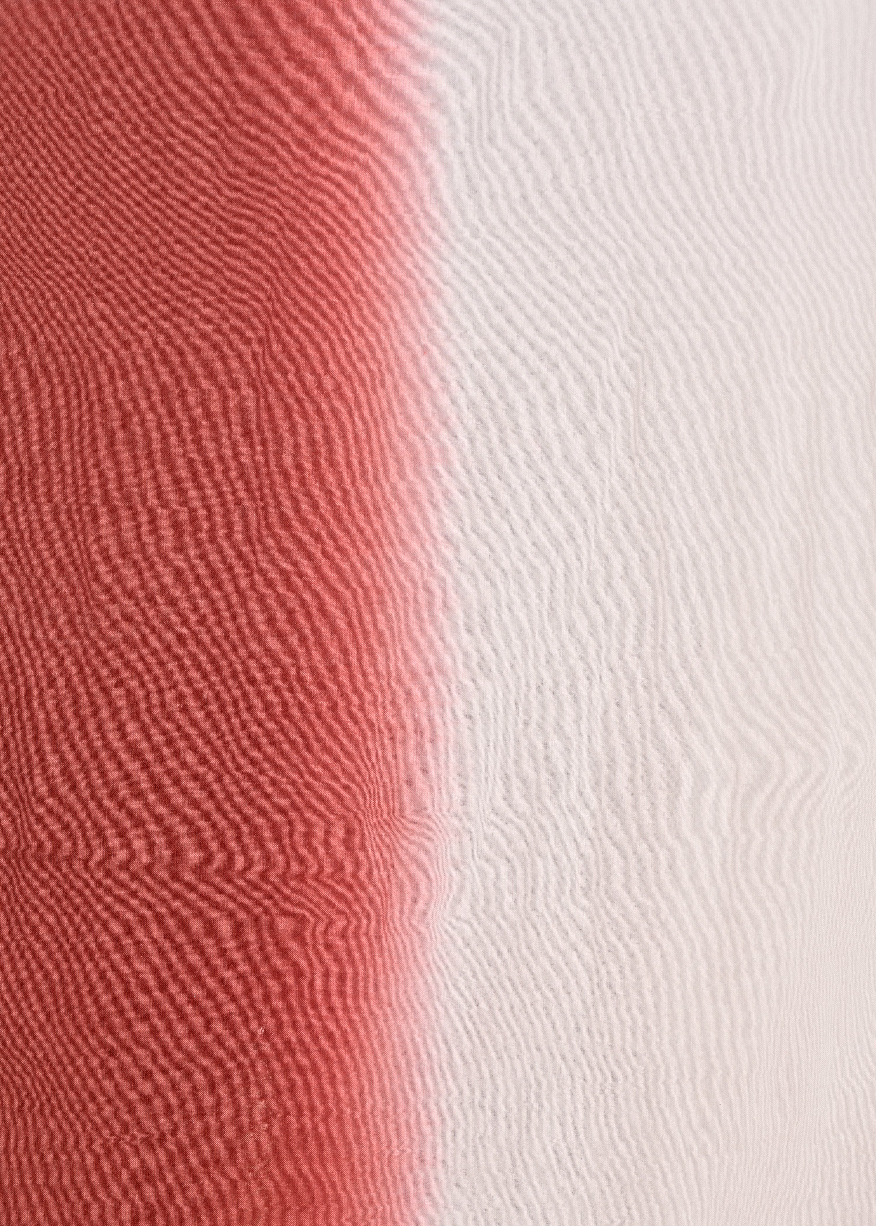 Foulard bicolore beige et marron en coton modal