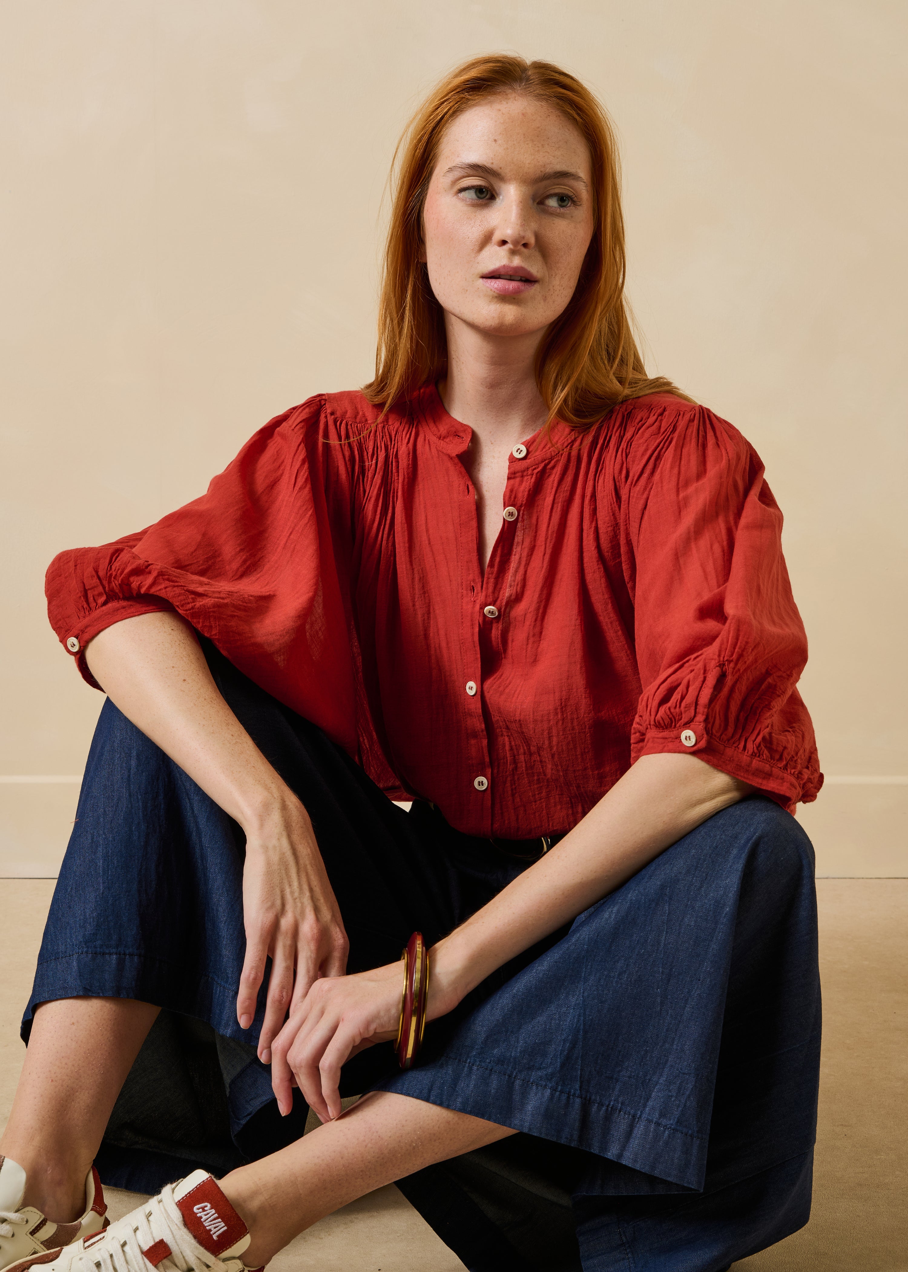 Chemise rouge