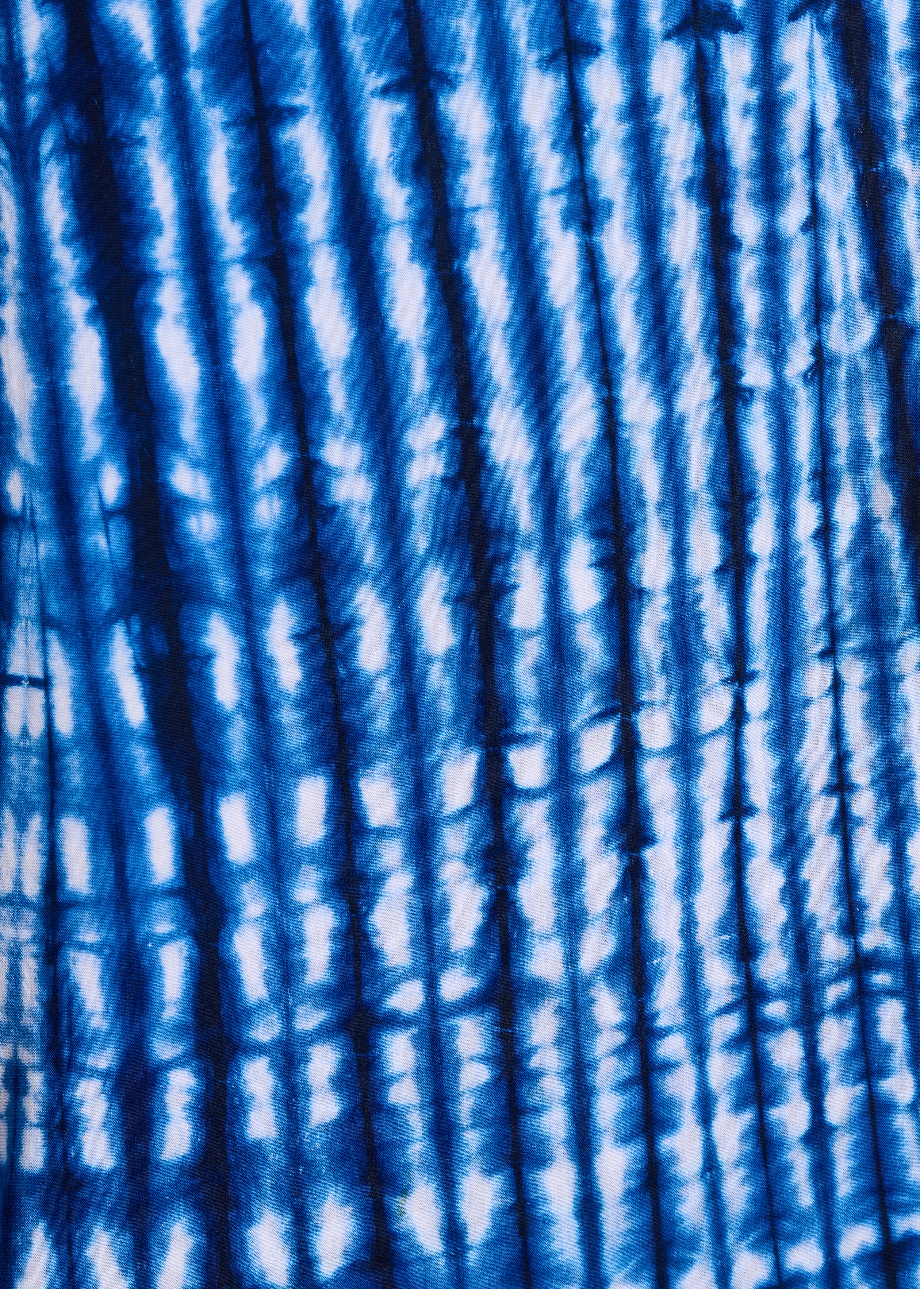 Combinaison ample à bretelles imprimé tie & dye bleu