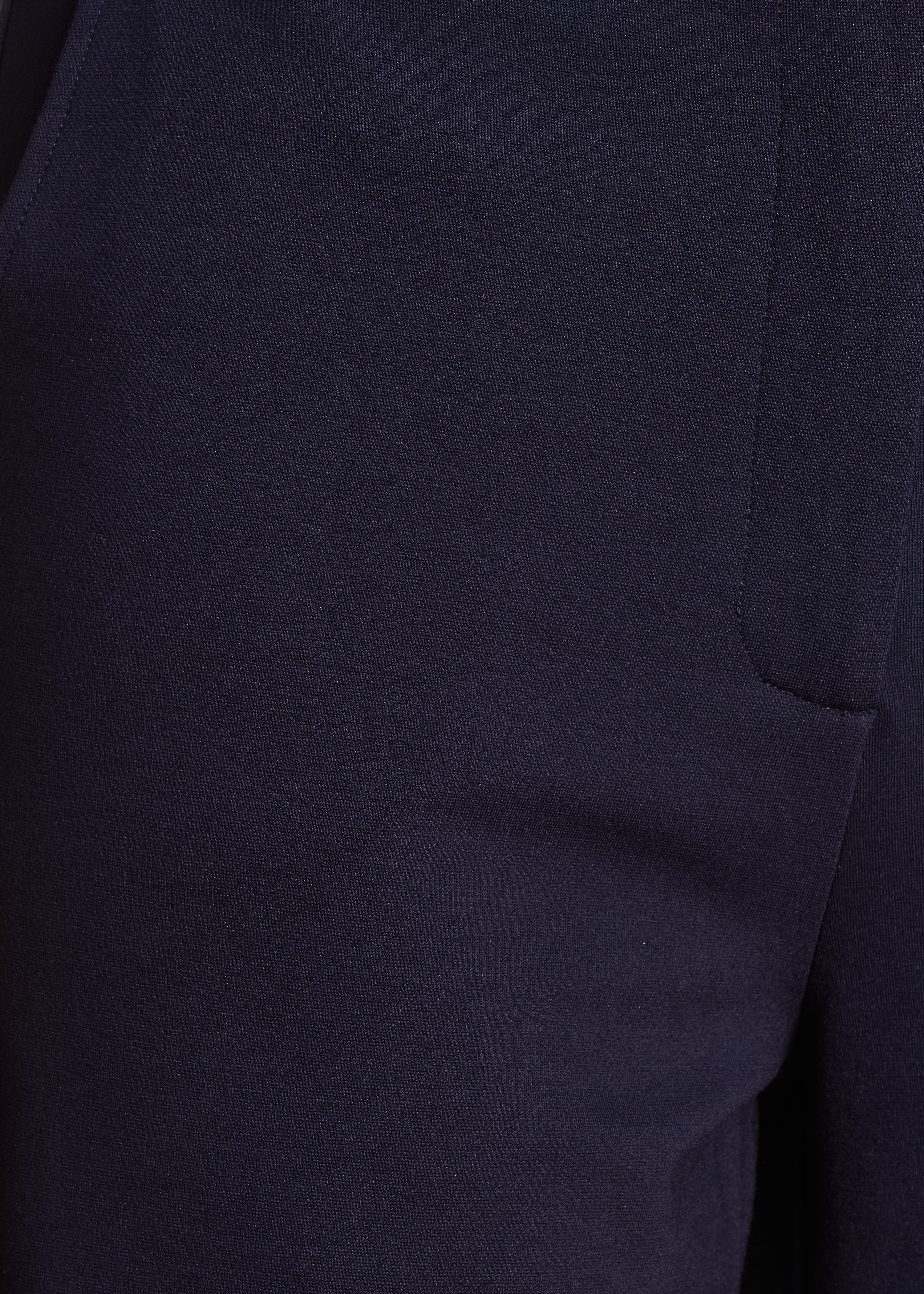 Dark blue wide-leg trousers in Milan jersey