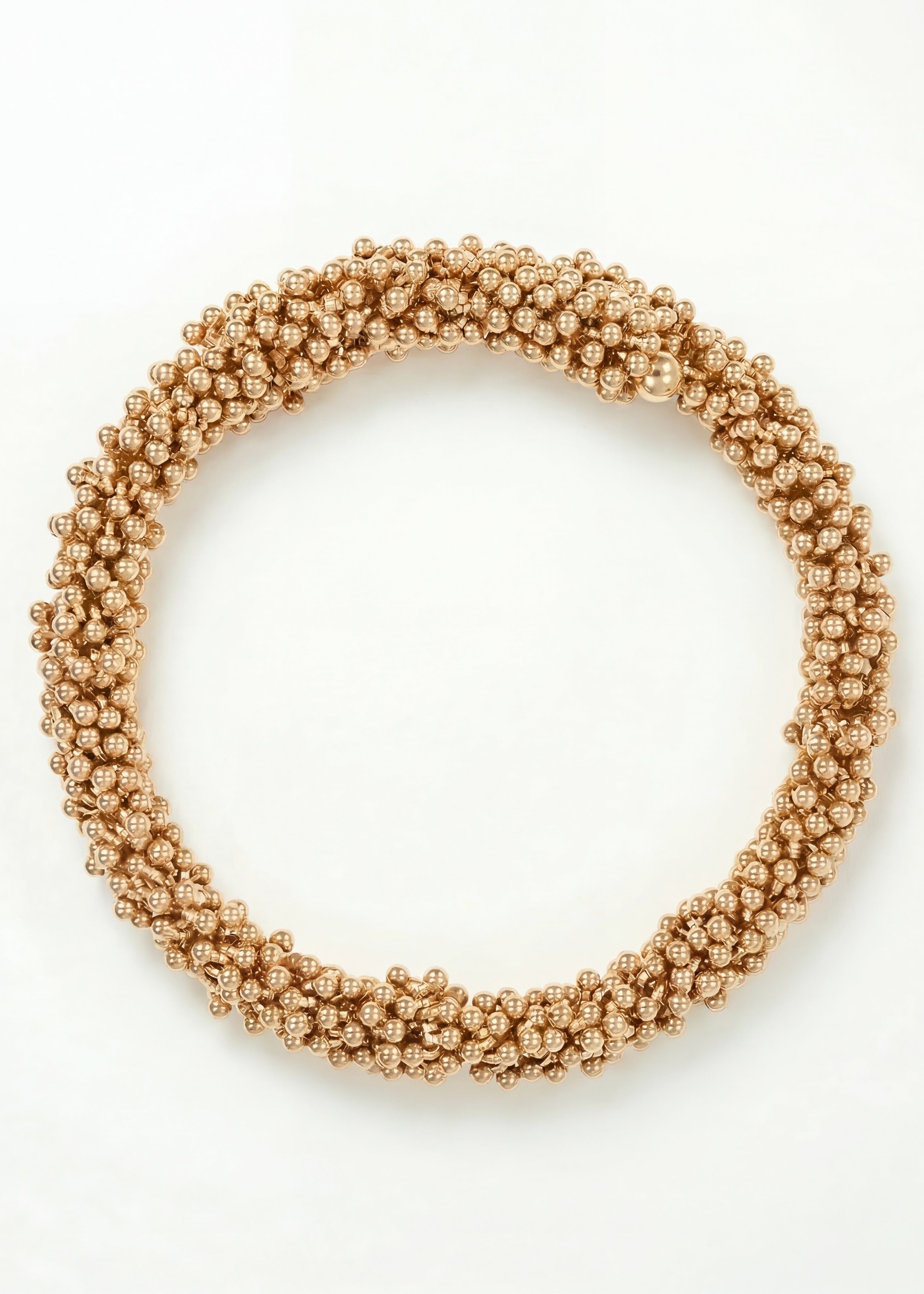Gold choker necklace