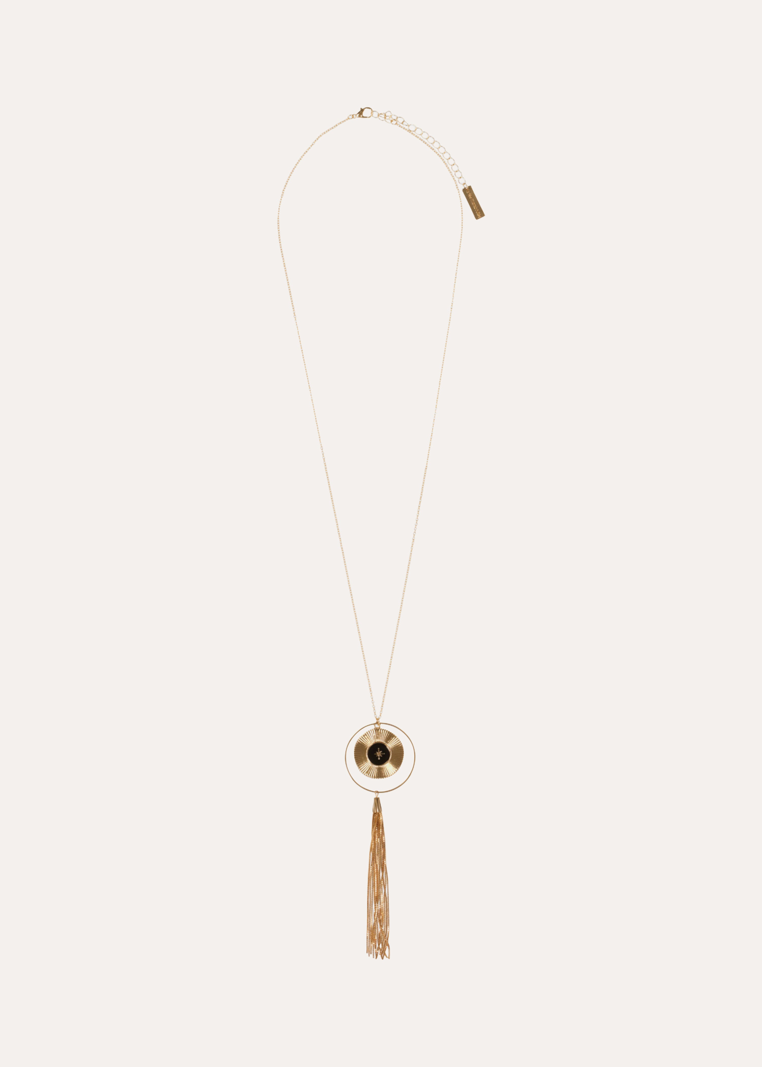 Adjustable gold necklace